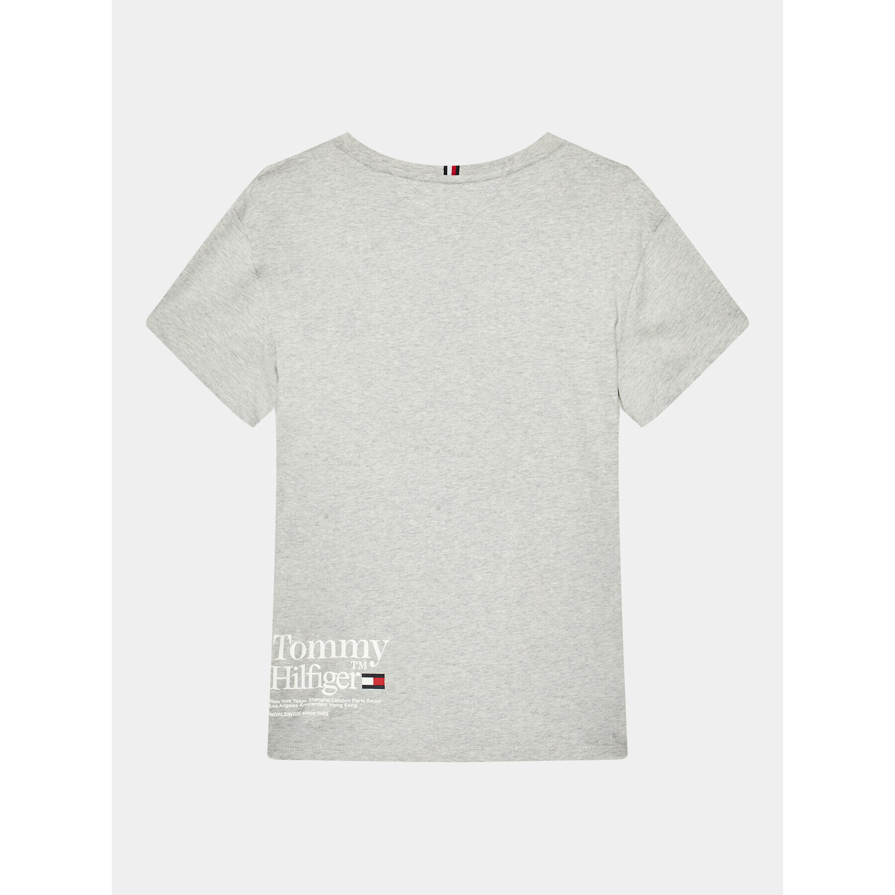 Tommy Hilfiger T-Shirt Timeless KB0KB08211 D Šedá Regular Fit - Pepit.cz