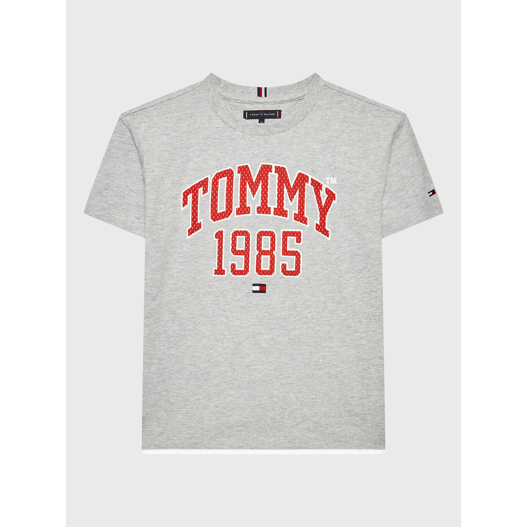 Tommy Hilfiger T-Shirt Varsity KB0KB08206 D Šedá Regular Fit - Pepit.cz