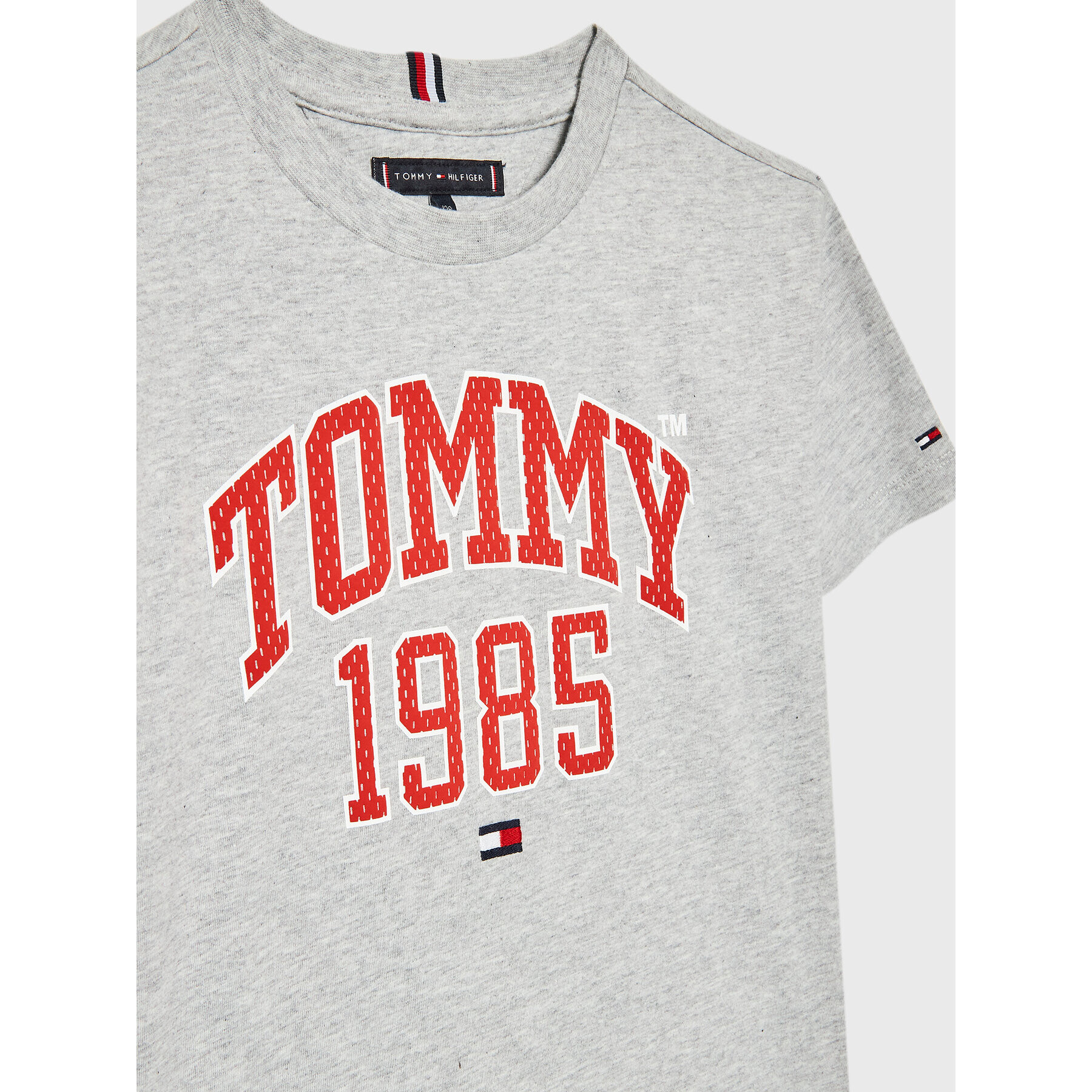 Tommy Hilfiger T-Shirt Varsity KB0KB08206 D Šedá Regular Fit - Pepit.cz