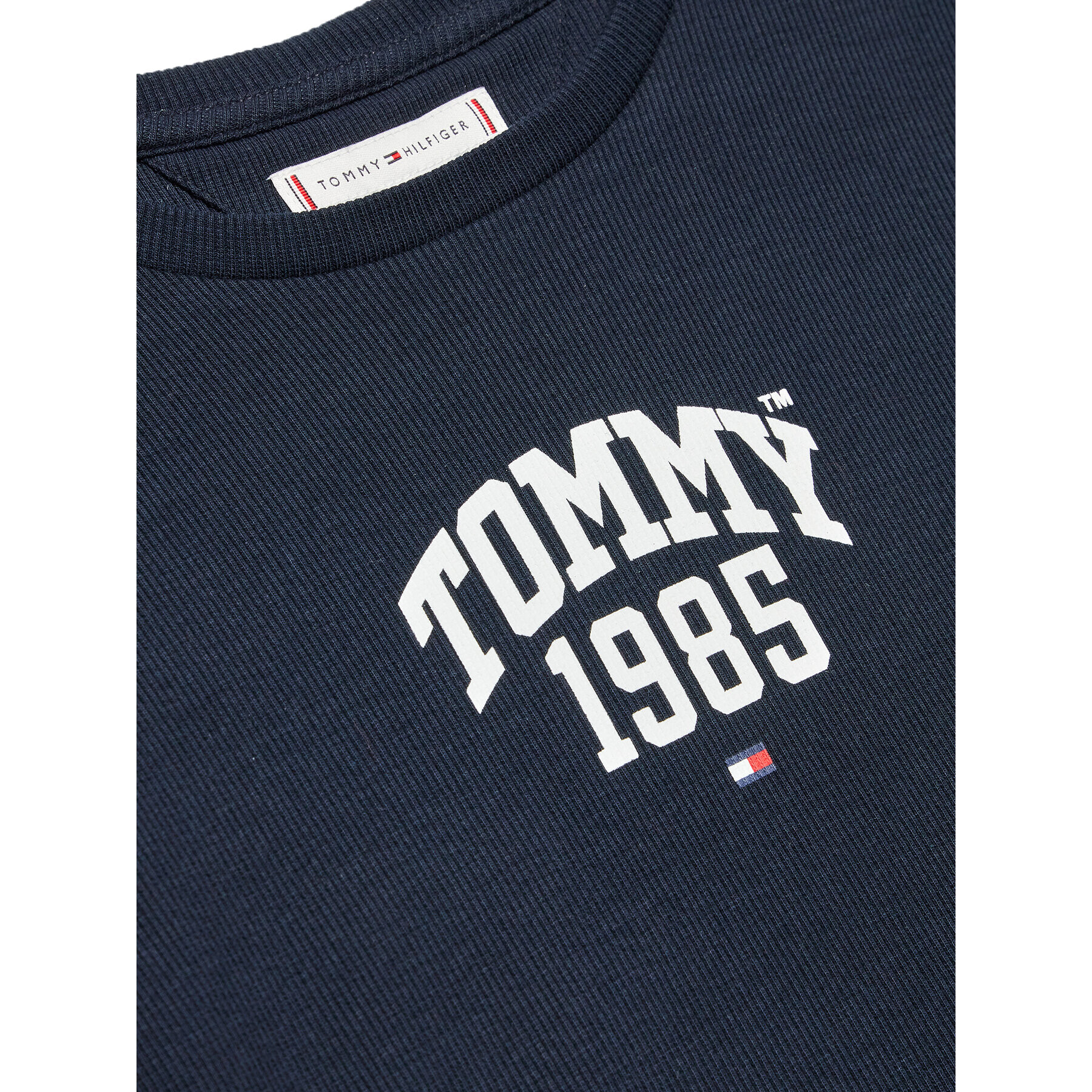 Tommy Hilfiger T-Shirt Varsity KG0KG07211 D Tmavomodrá Regular Fit - Pepit.cz