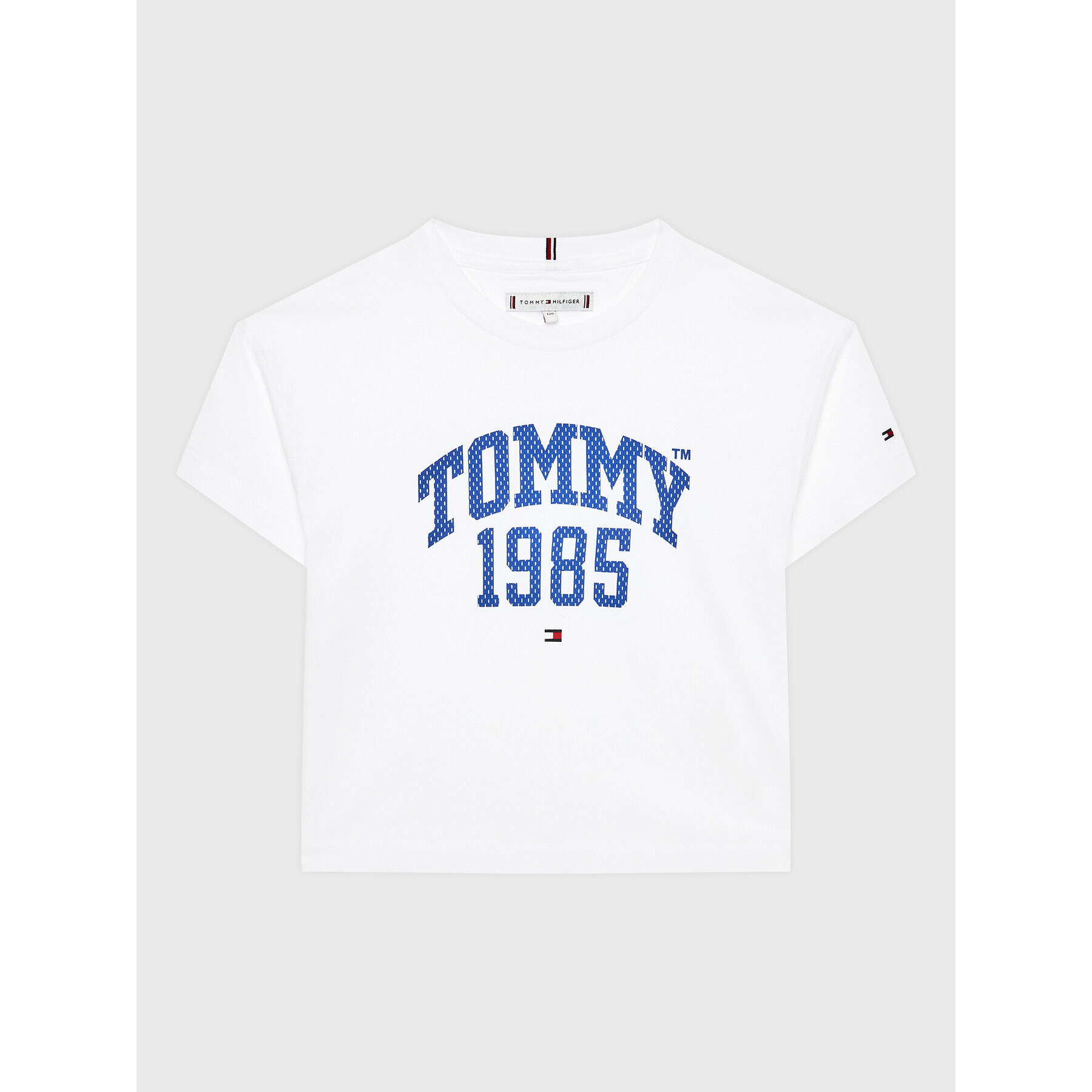 Tommy Hilfiger T-Shirt Varsity KG0KG07257 D Bílá Regular Fit - Pepit.cz