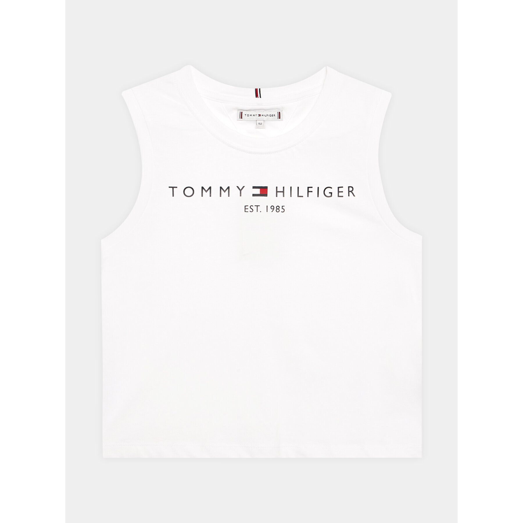 Tommy Hilfiger Top KG0KG07262 D Bílá Regular Fit - Pepit.cz