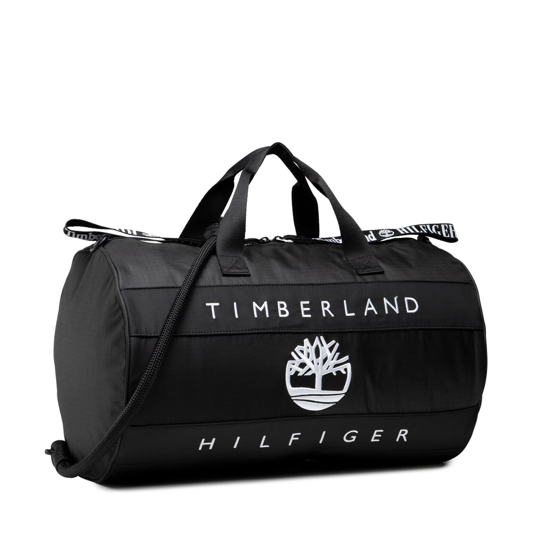 Tommy Hilfiger Taška Th X Tbl Ri Duffle AU0AU01239 Černá - Pepit.cz