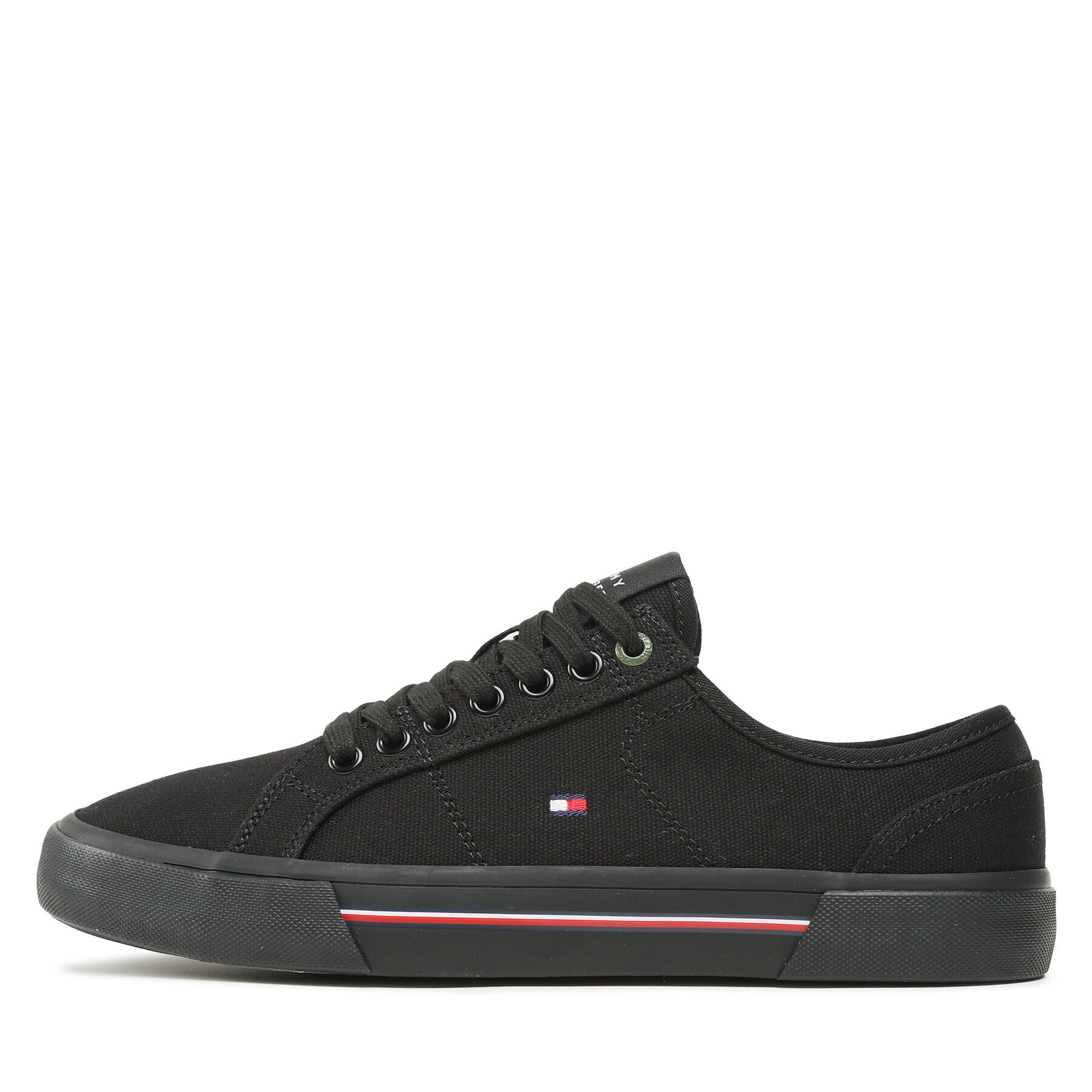 Tommy Hilfiger Tenisky Core Corporate Vulc Canvas FM0FM04560 Černá - Pepit.cz