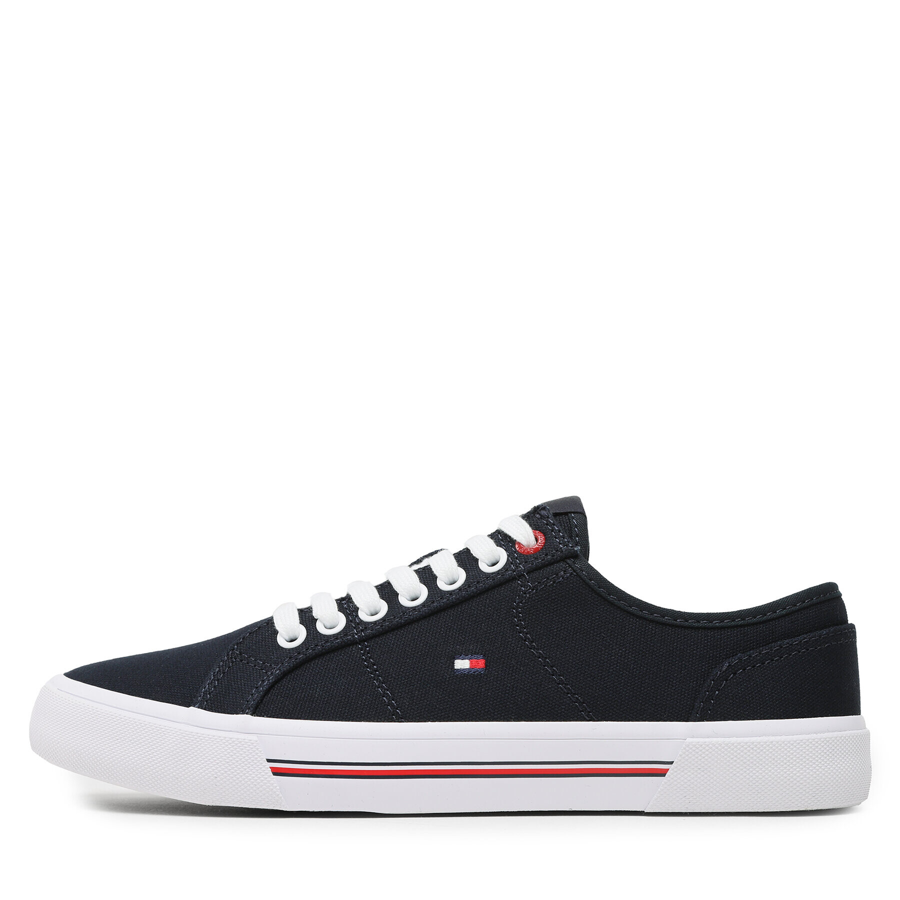 Tommy Hilfiger Tenisky Core Corporate Vulc Canvas FM0FM04560 Tmavomodrá - Pepit.cz