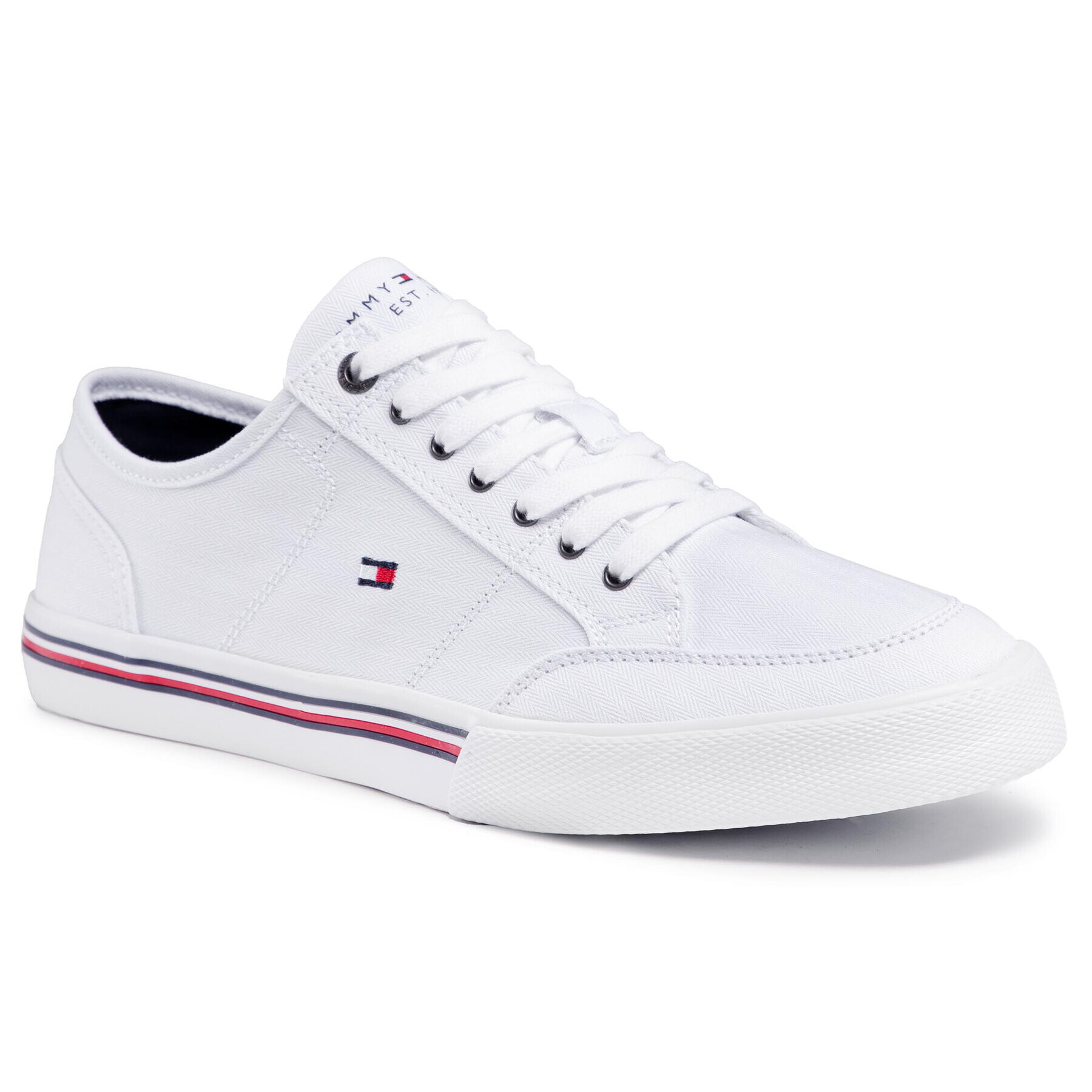 Tommy Hilfiger Tenisky Core Corporte Textile Sneaker FM0FM03390 Bílá - Pepit.cz