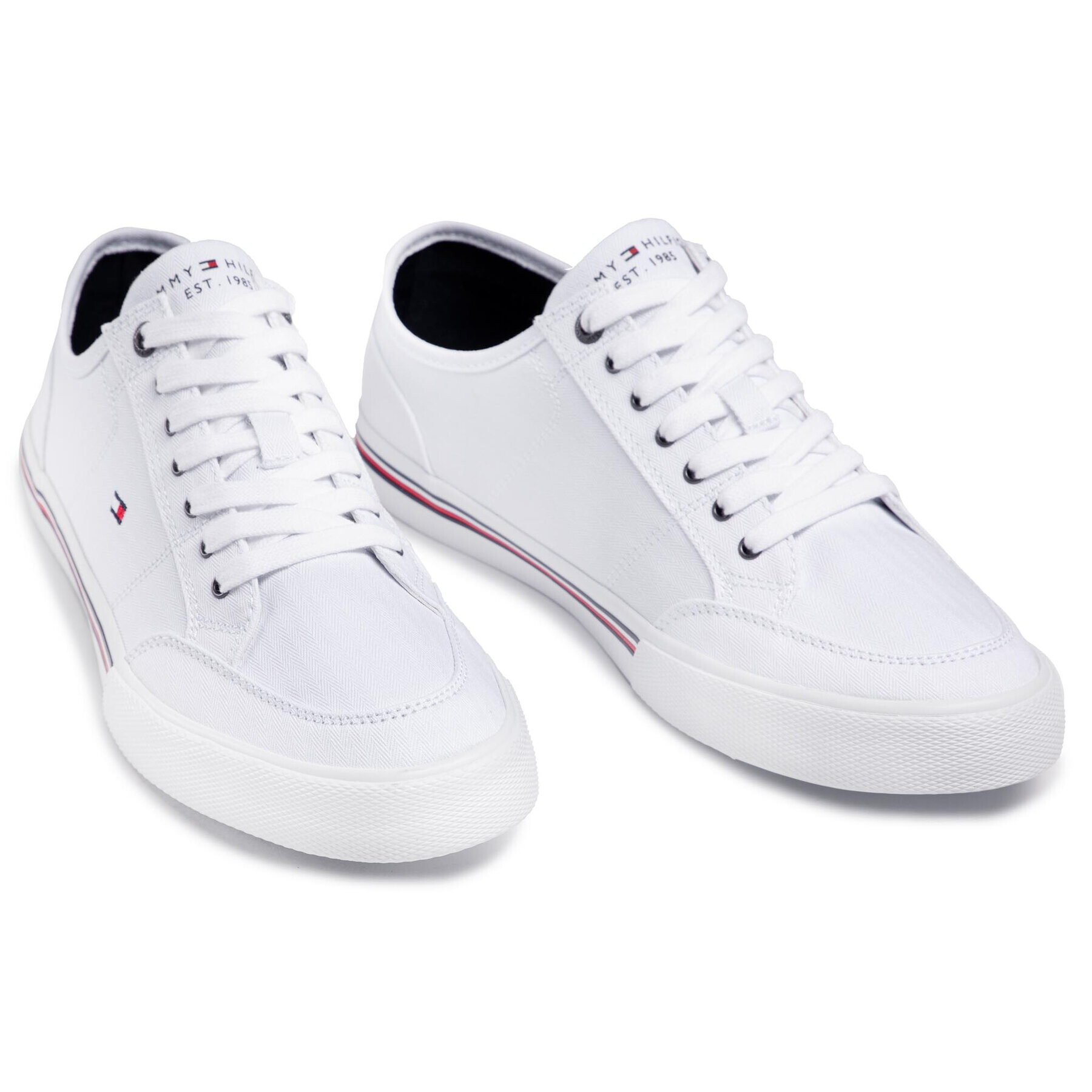 Tommy Hilfiger Tenisky Core Corporte Textile Sneaker FM0FM03390 Bílá - Pepit.cz