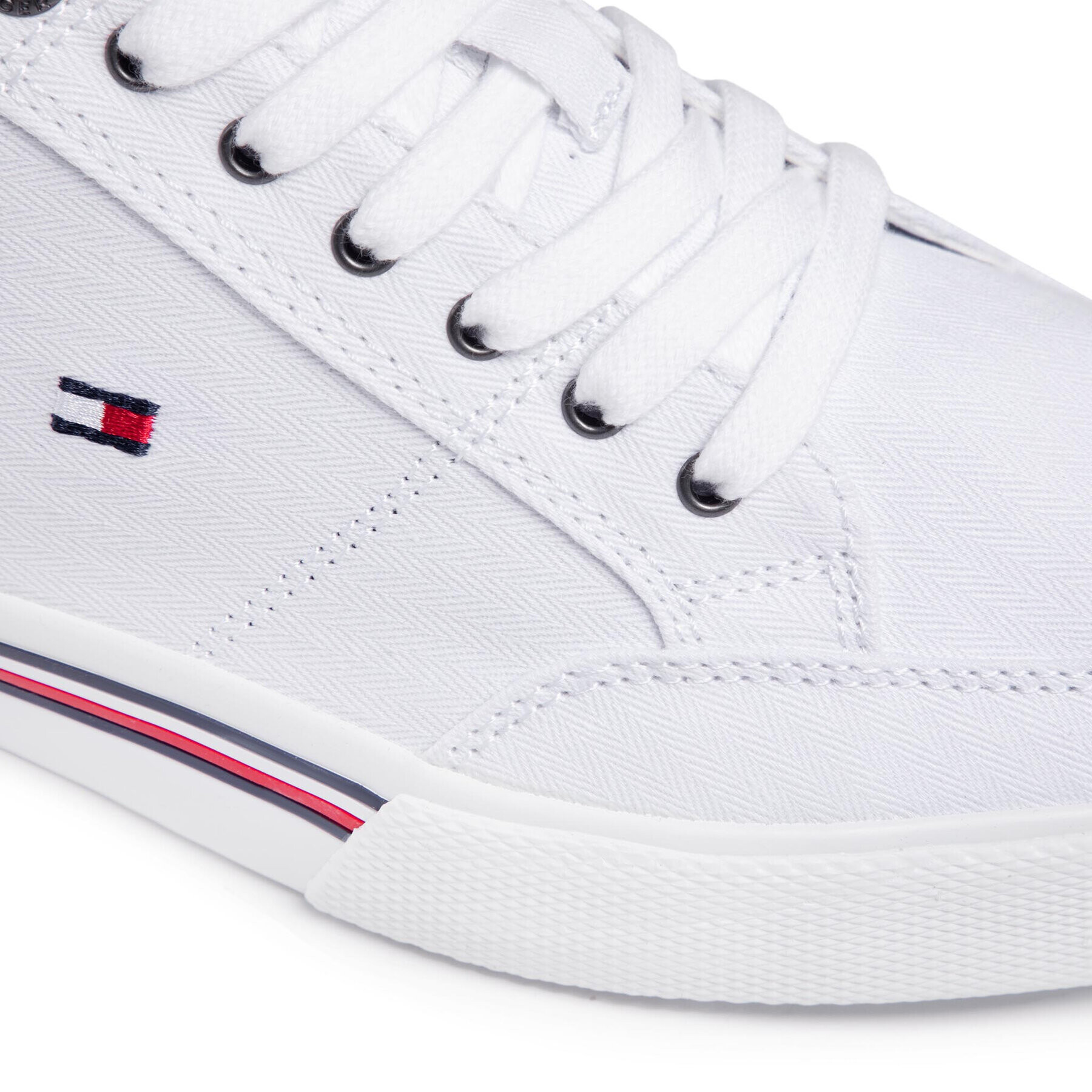 Tommy Hilfiger Tenisky Core Corporte Textile Sneaker FM0FM03390 Bílá - Pepit.cz