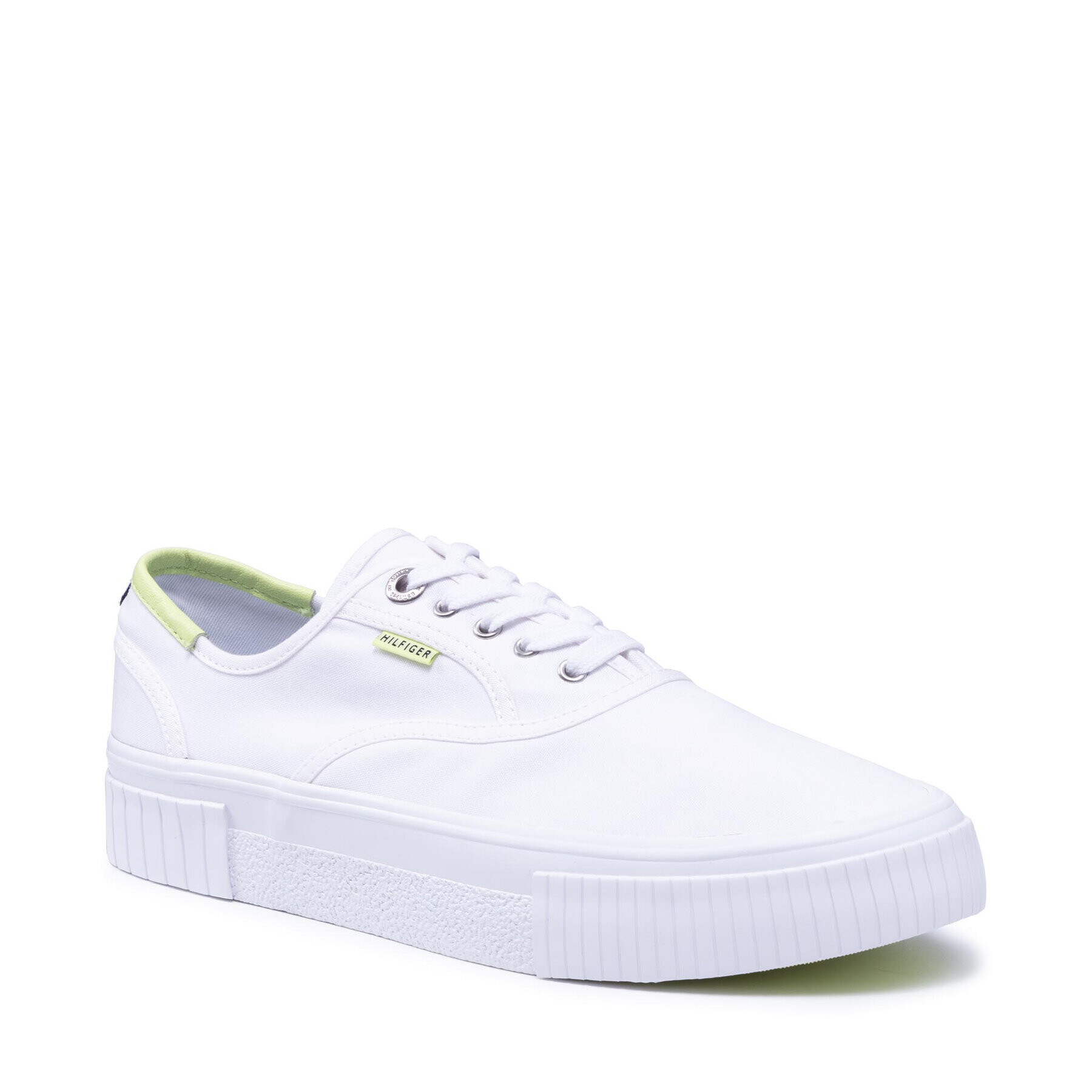 Tommy Hilfiger Tenisky Elevated Seasonal Neon Vulc FM0FM03617 Bílá - Pepit.cz