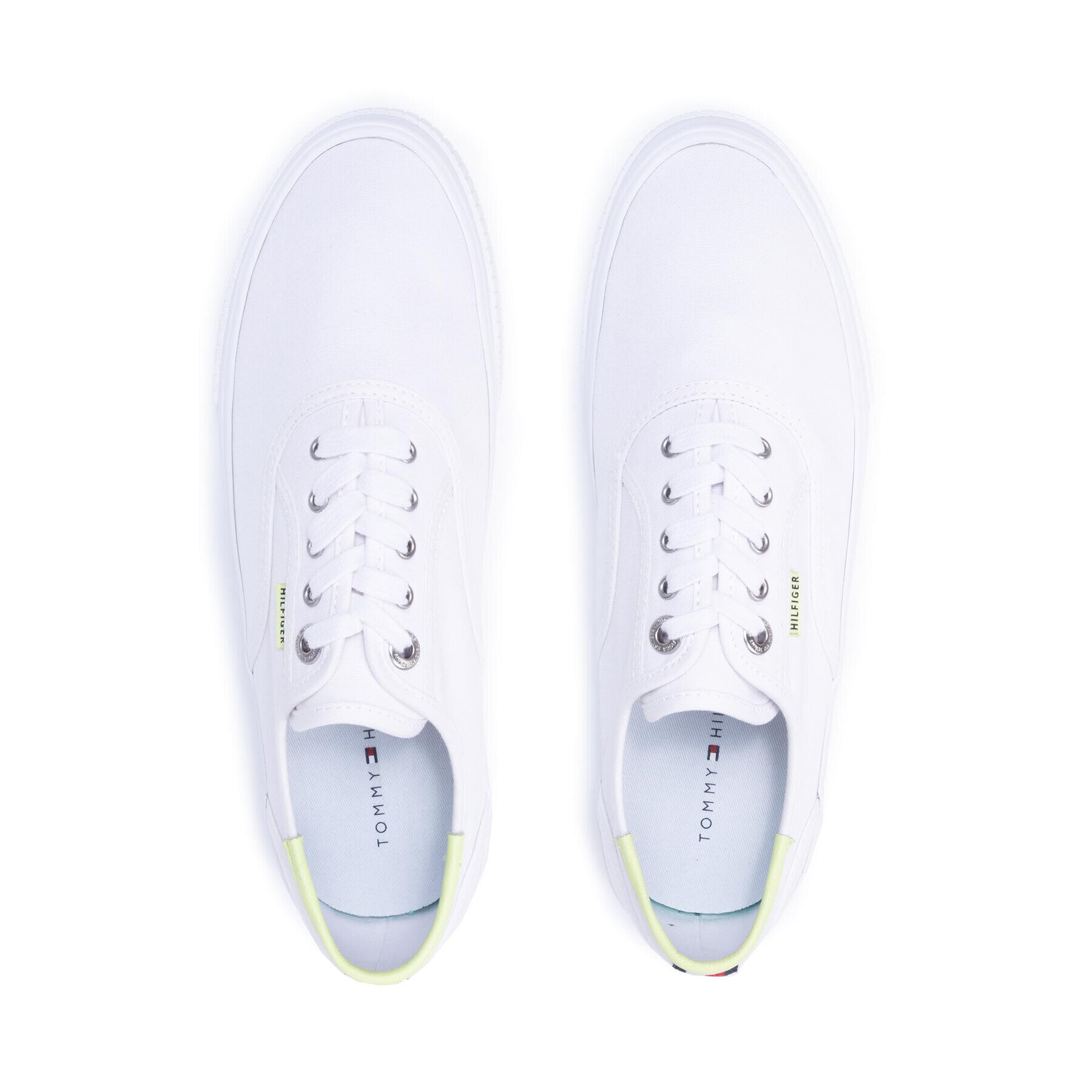 Tommy Hilfiger Tenisky Elevated Seasonal Neon Vulc FM0FM03617 Bílá - Pepit.cz