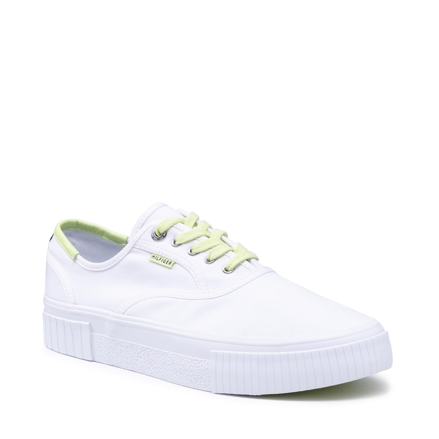 Tommy Hilfiger Tenisky Elevated Seasonal Neon Vulc FM0FM03617 Bílá - Pepit.cz