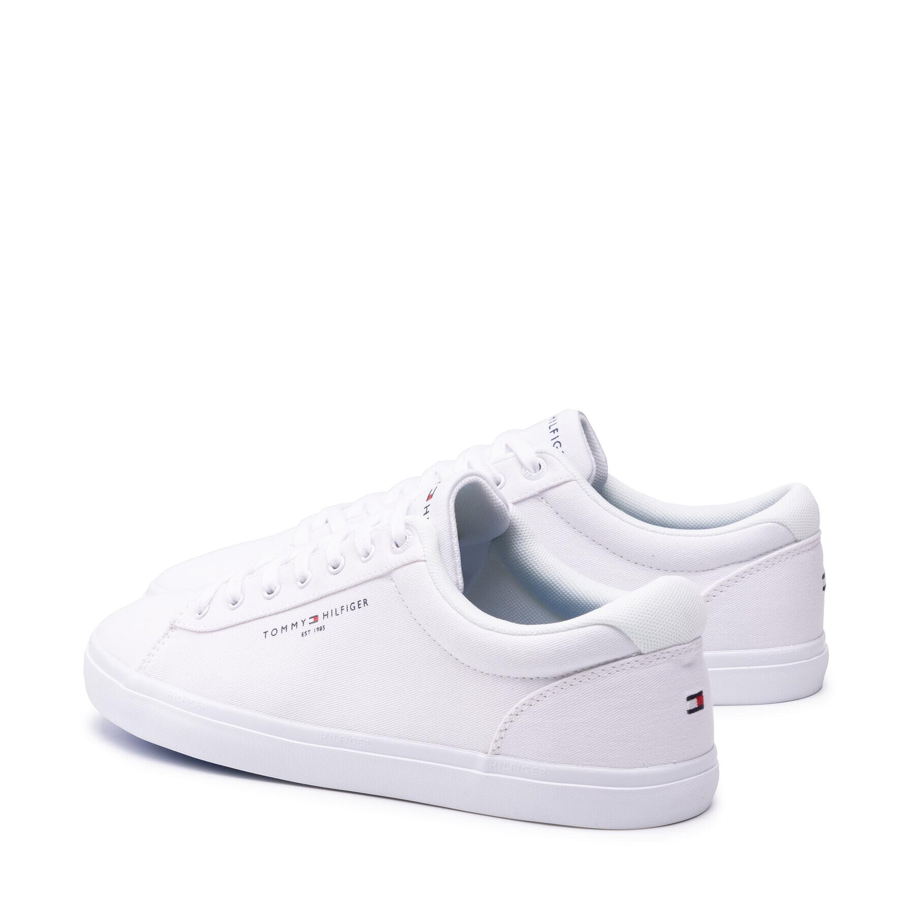 Tommy Hilfiger Tenisky Essential Core Textile Vulc FM0FM03611 Bílá - Pepit.cz