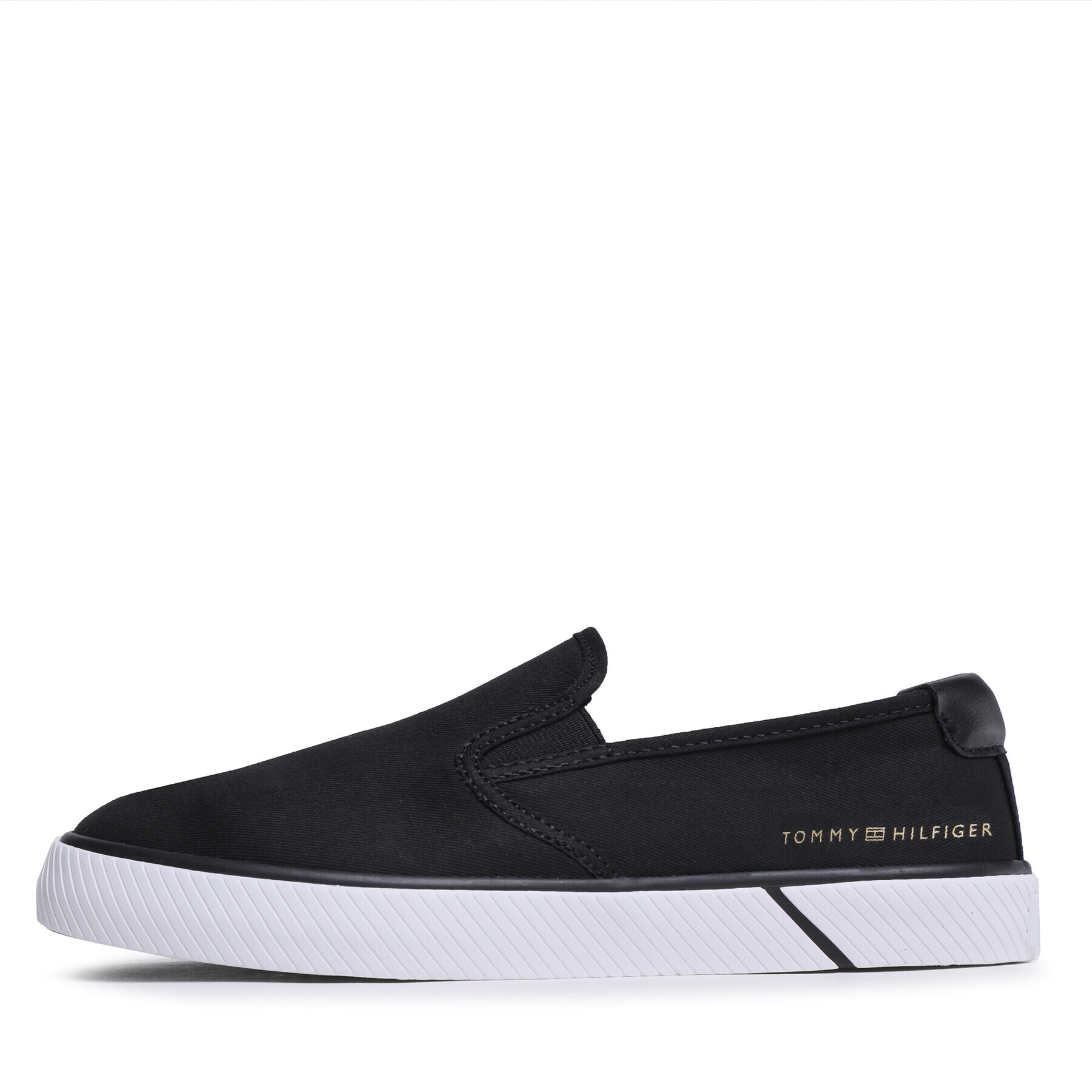 Tommy Hilfiger Tenisky Essential Slip-On Sneaker Bl FW0FW07249 Černá - Pepit.cz