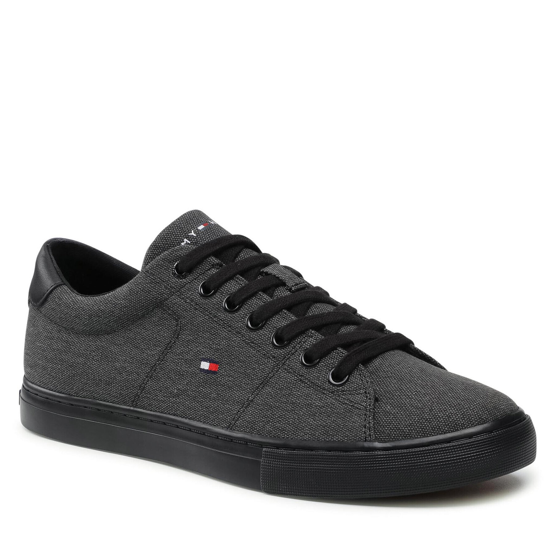 Tommy Hilfiger Tenisky Essential Textile Vulc Sneaker FM0FM03609 Černá - Pepit.cz