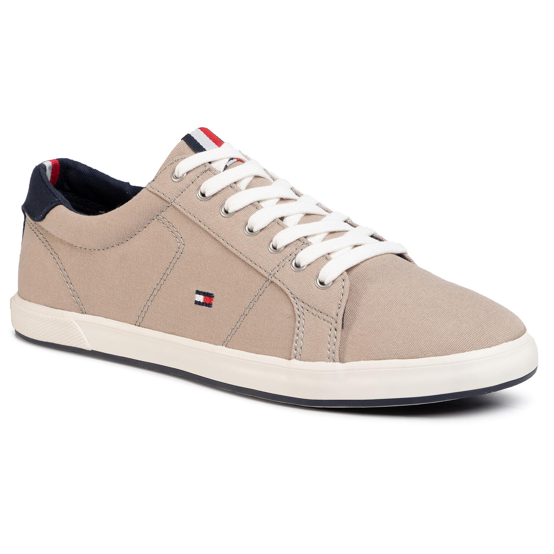 Tommy Hilfiger Tenisky Iconic Long Lace Sneaker FM0FM01536AEP Béžová - Pepit.cz