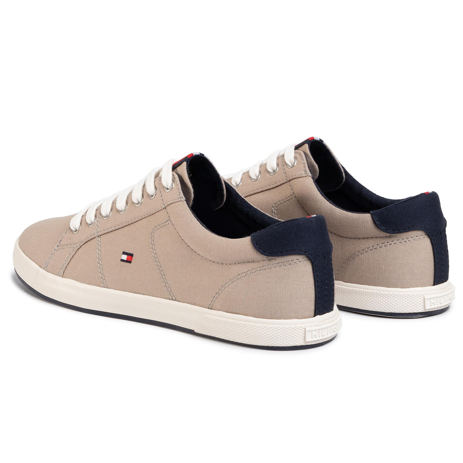 Tommy Hilfiger Tenisky Iconic Long Lace Sneaker FM0FM01536AEP Béžová - Pepit.cz