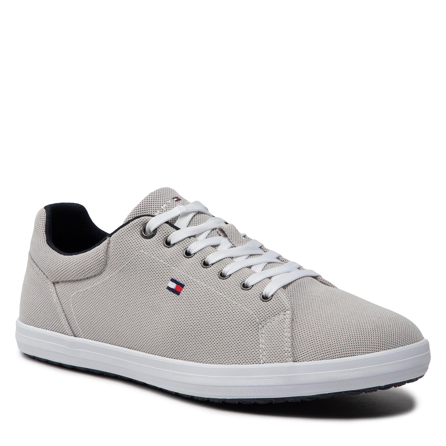 Tommy Hilfiger Tenisky Iconic Vulc Mesh Logo FM0FM04034 Šedá - Pepit.cz