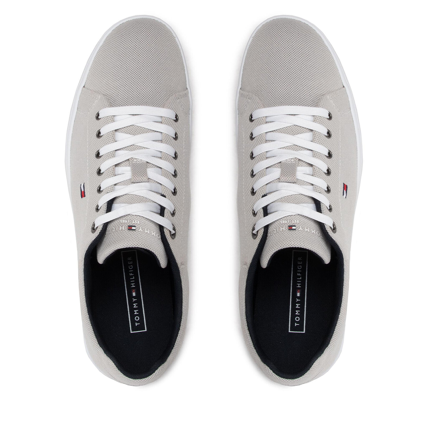 Tommy Hilfiger Tenisky Iconic Vulc Mesh Logo FM0FM04034 Šedá - Pepit.cz