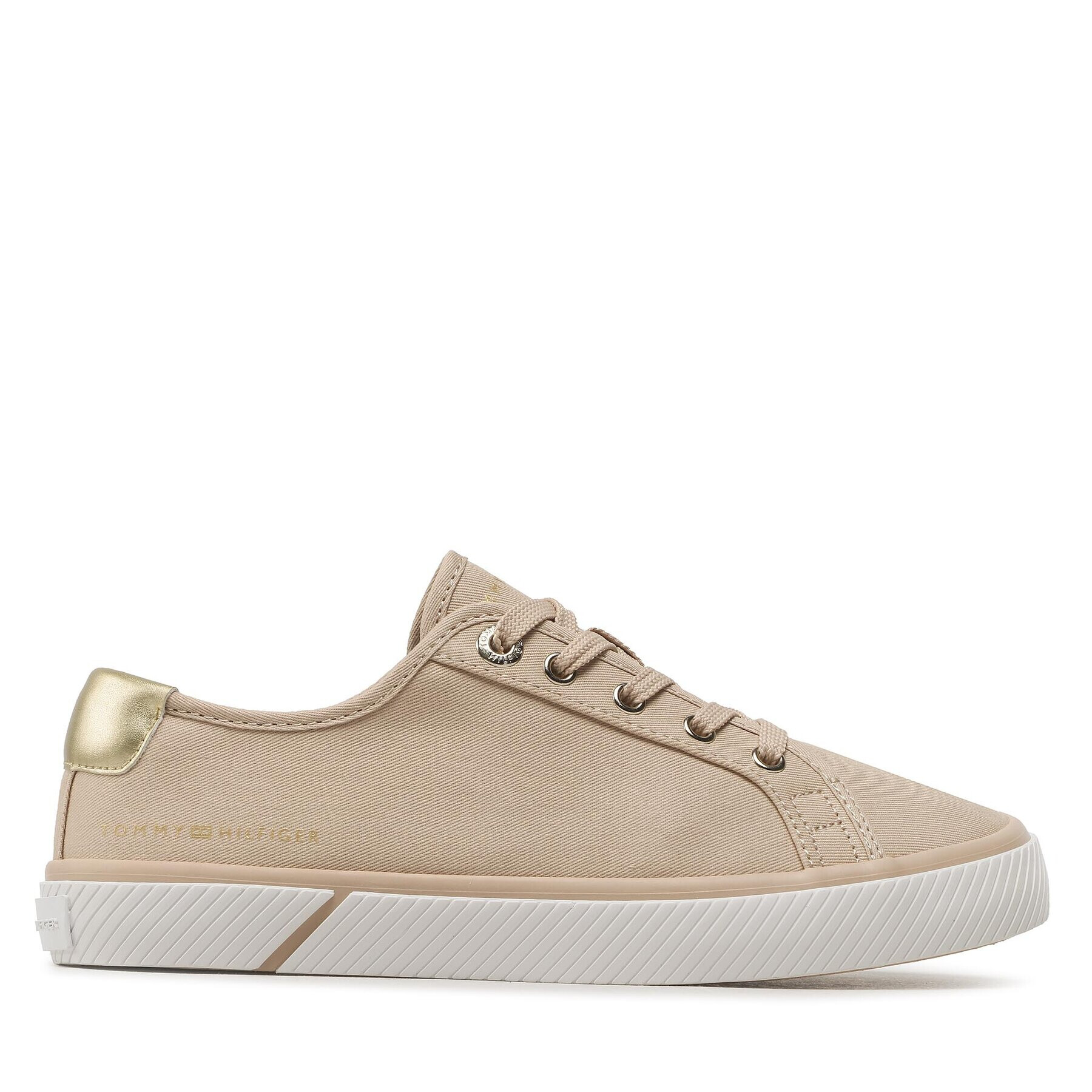 Tommy Hilfiger Tenisky Lace Up Vulc Sneaker FW0FW06957 Béžová - Pepit.cz