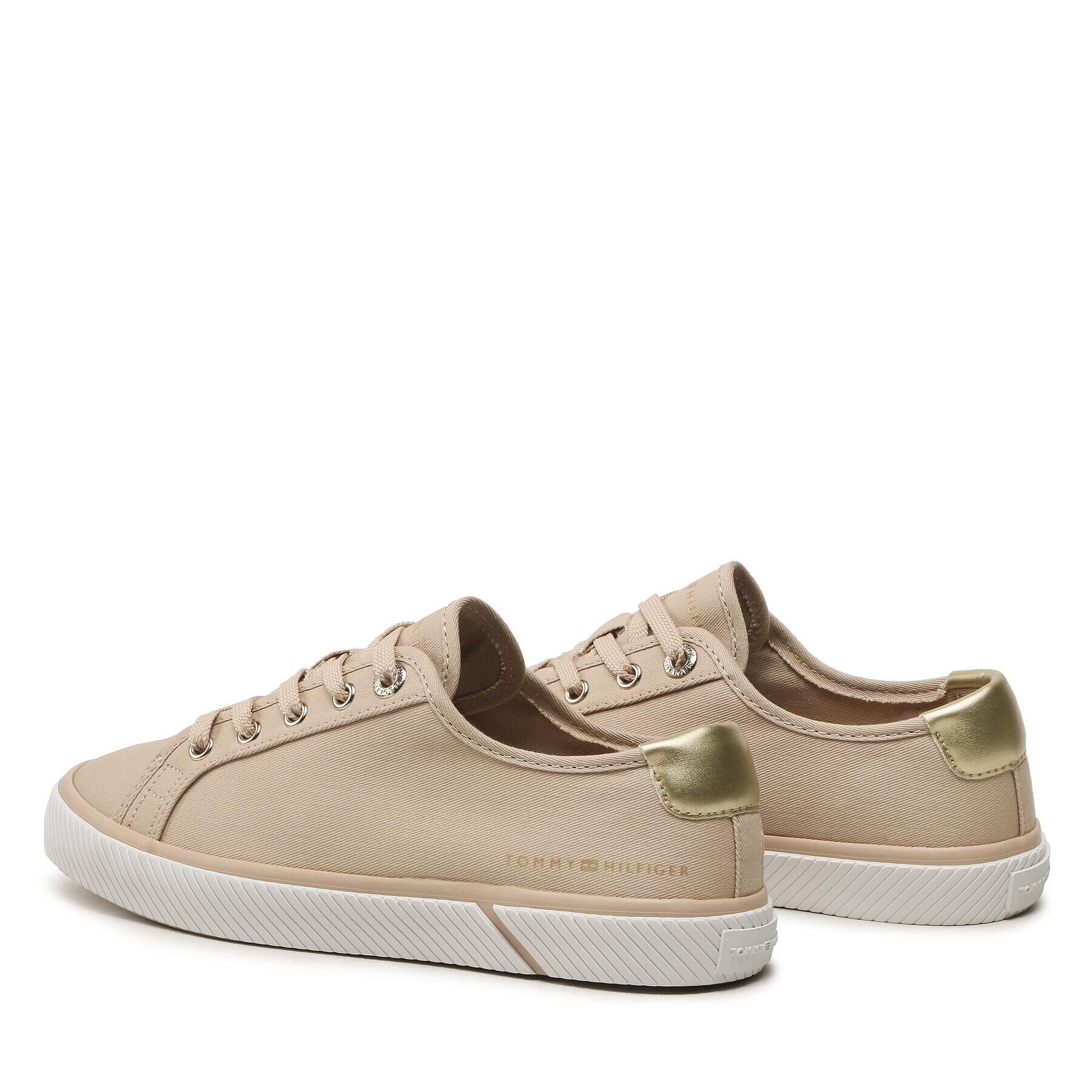 Tommy Hilfiger Tenisky Lace Up Vulc Sneaker FW0FW06957 Béžová - Pepit.cz