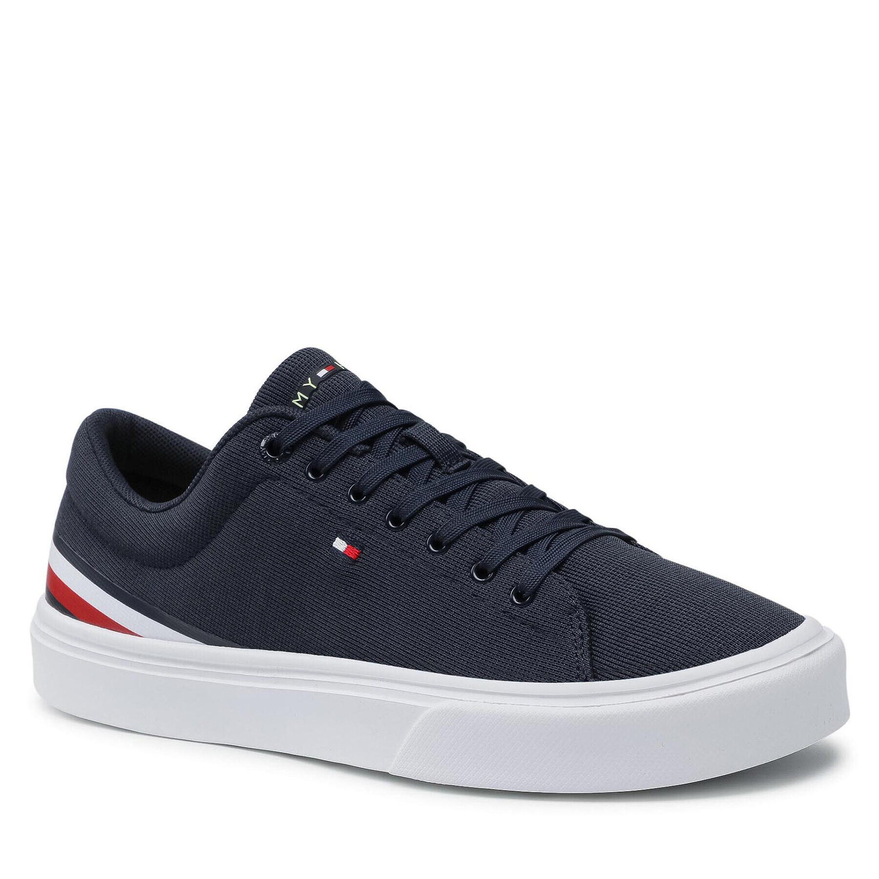 Tommy Hilfiger Tenisky Lightweight Stripes Sneaker FM0FM03612 Tmavomodrá - Pepit.cz