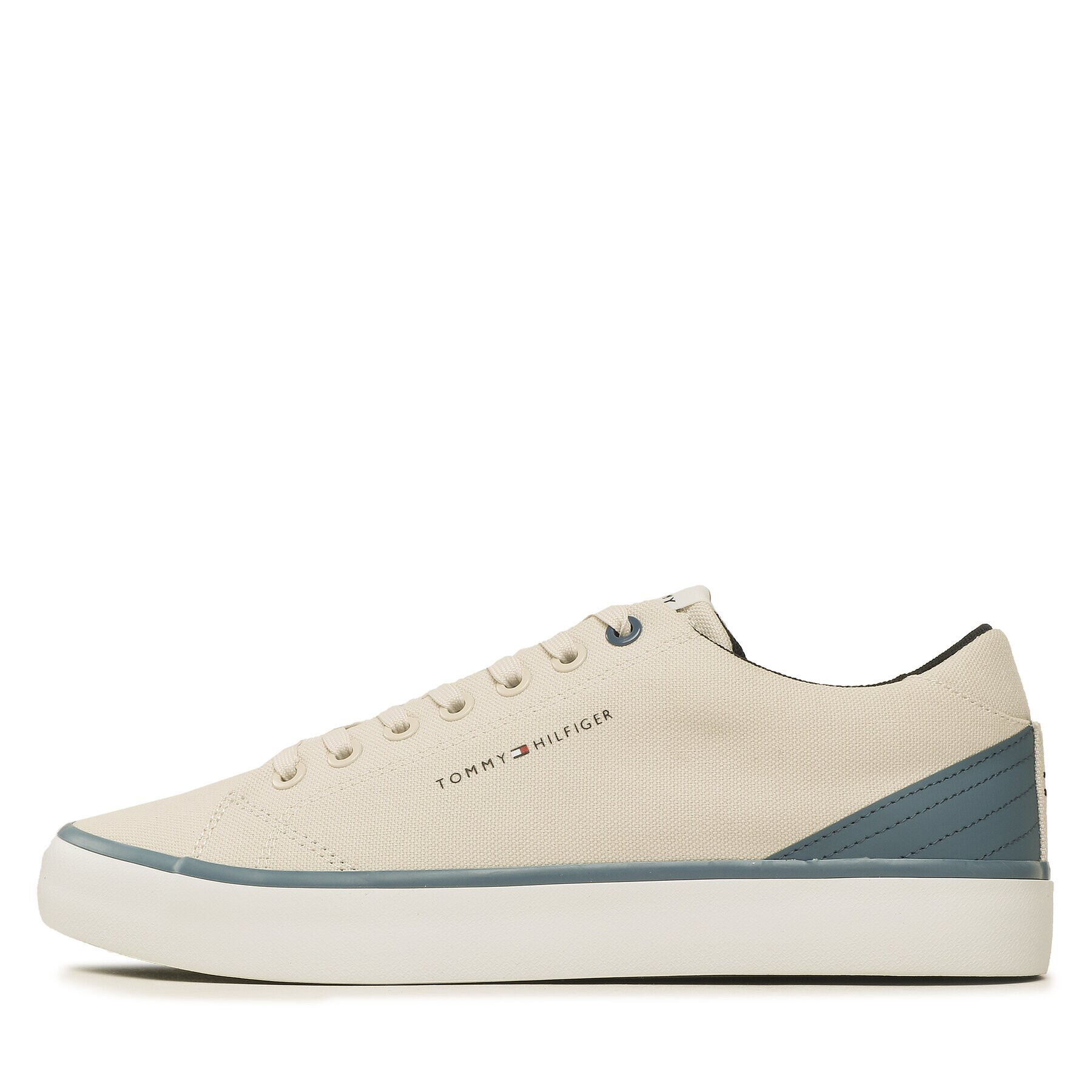 Tommy Hilfiger Tenisky Th Hi Vulc Core Low Canvas FM0FM04737 Écru - Pepit.cz