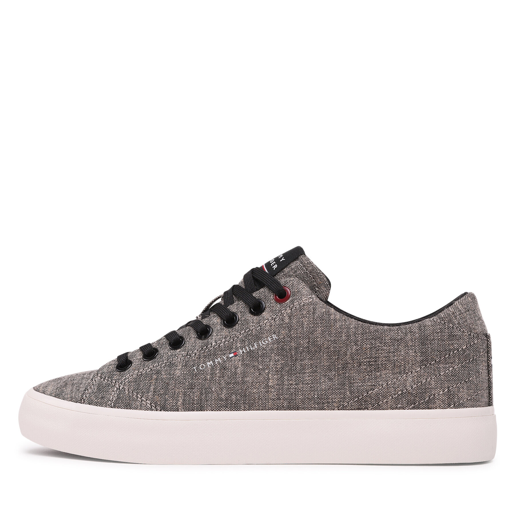 Tommy Hilfiger Tenisky Th Hi Vulc Core Low Chambray FM0FM04738 Šedá - Pepit.cz