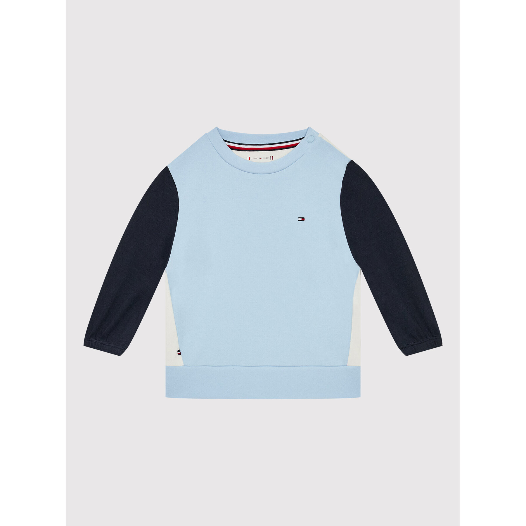 Tommy Hilfiger Tepláková souprava Baby Colorblock KN0KN01478 Modrá Regular Fit - Pepit.cz