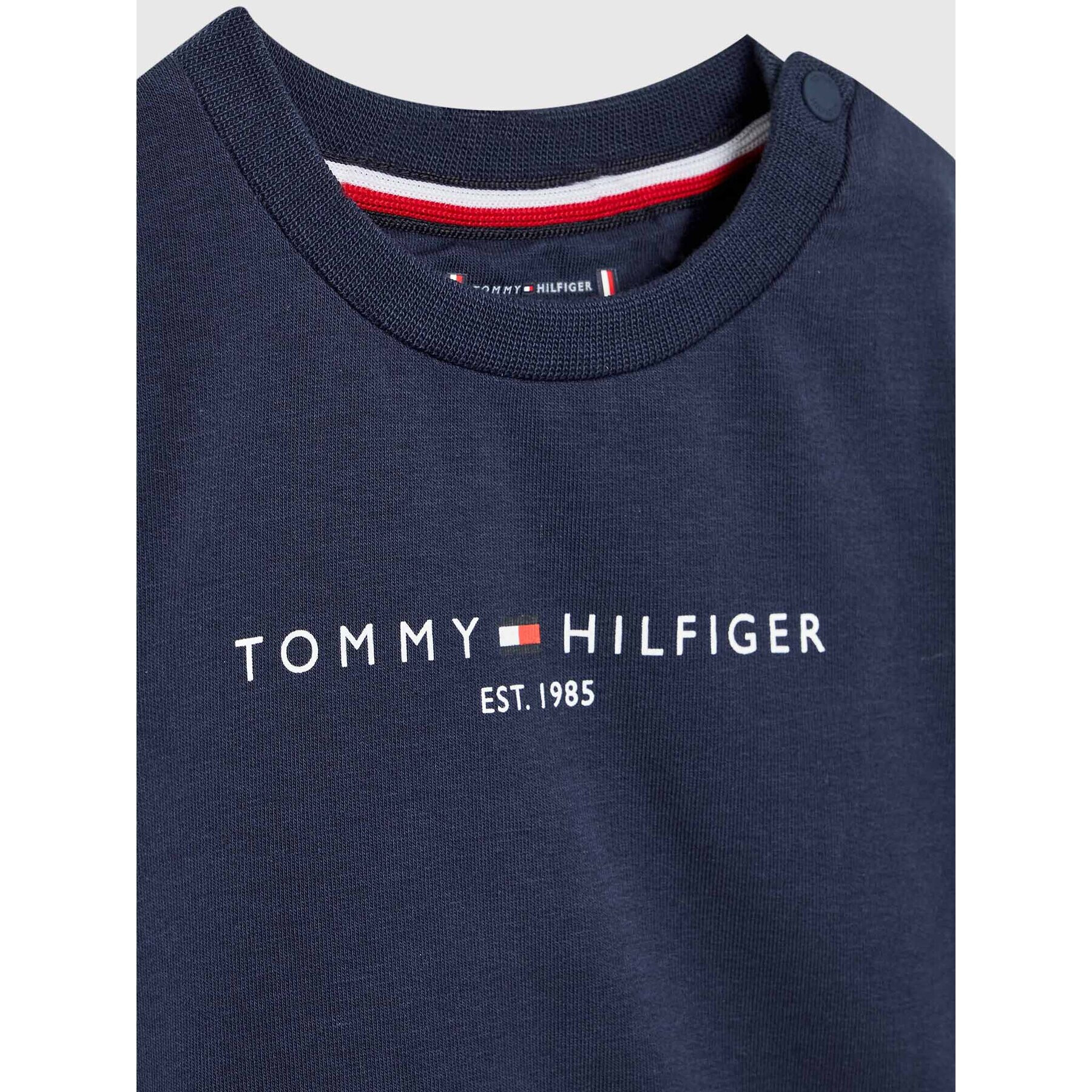 Tommy Hilfiger Tepláková souprava Baby Essential KN0KN01485 Tmavomodrá Regular Fit - Pepit.cz