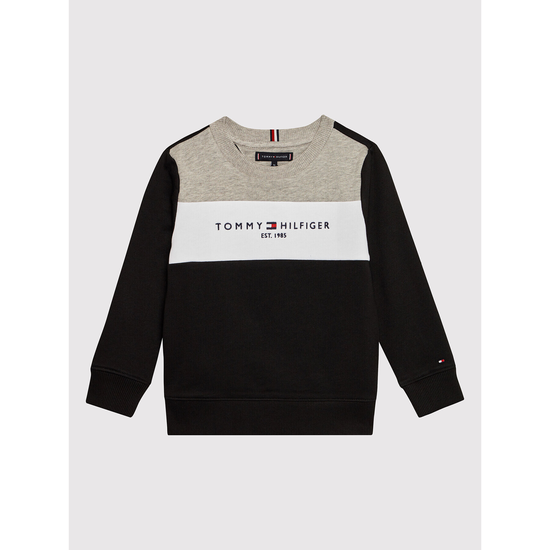 Tommy Hilfiger Tepláková souprava Essential Colorblock KB0KB07100 D Černá Regular Fit - Pepit.cz