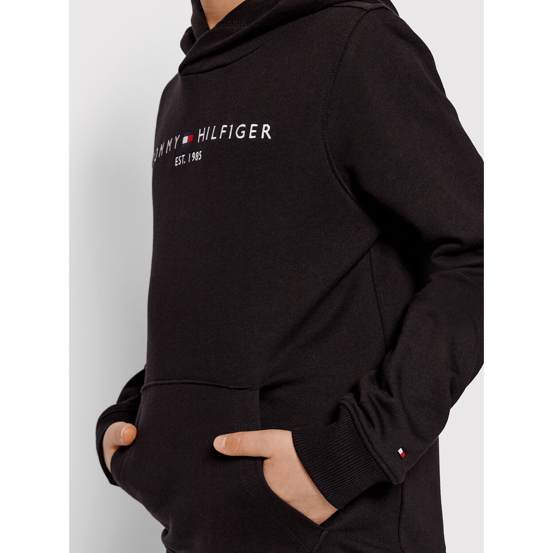 Tommy Hilfiger Tepláková souprava Essential KB0KB06707 D Černá Regular Fit - Pepit.cz