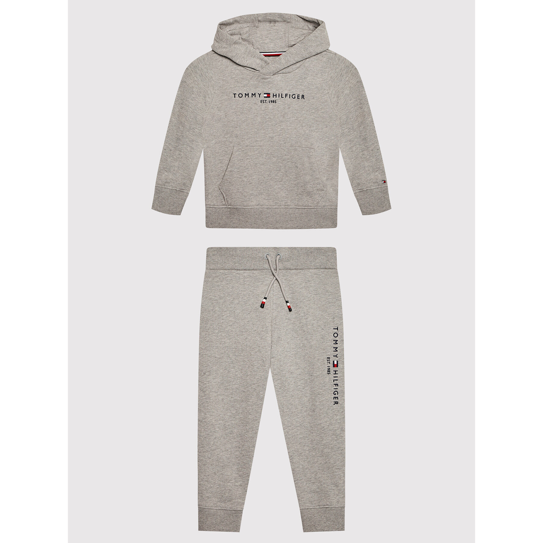 Tommy Hilfiger Tepláková souprava Essential KB0KB06707 M Šedá Regular Fit - Pepit.cz