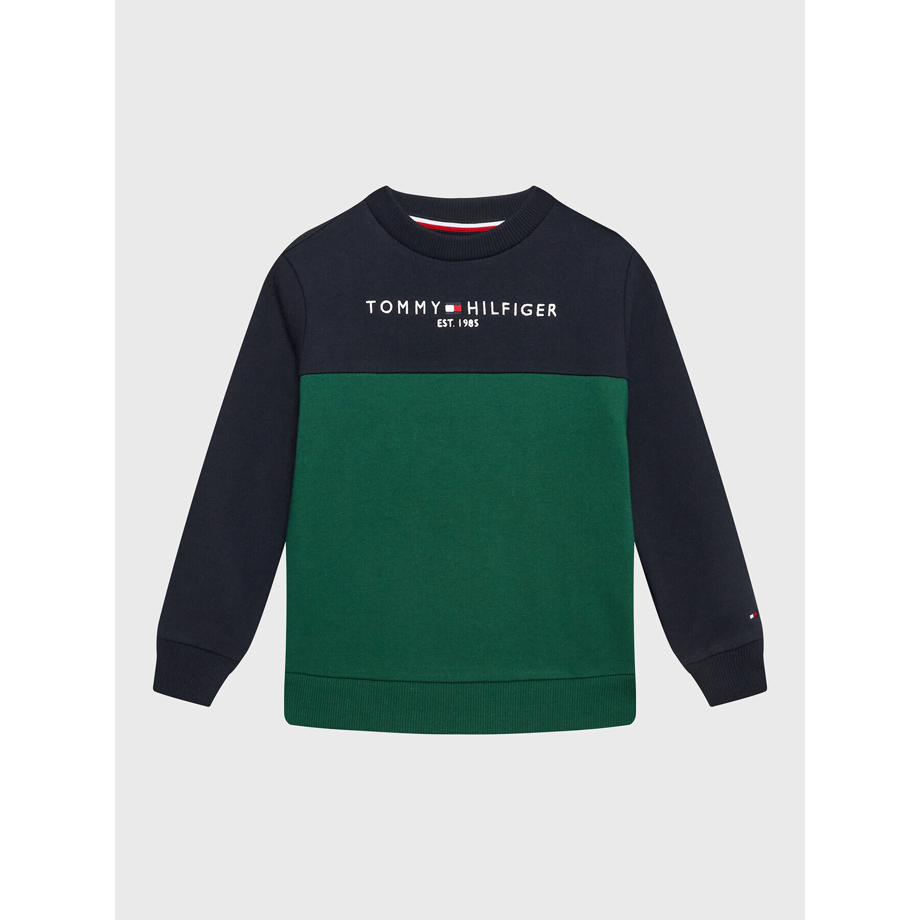 Tommy Hilfiger Tepláková souprava Essential KB0KB07966 D Zelená Regular Fit - Pepit.cz