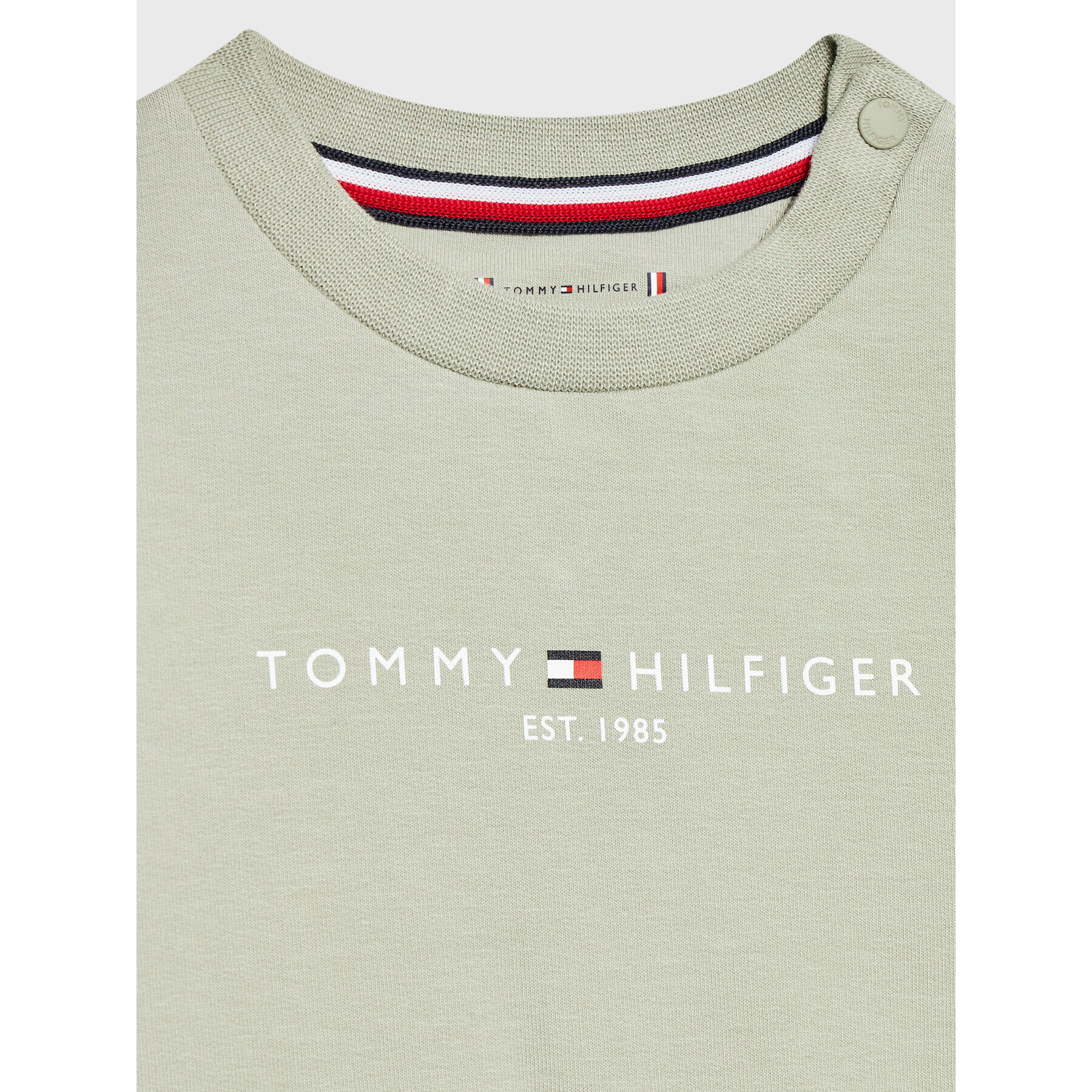 Tommy Hilfiger Tepláková souprava Essential KN0KN01357 Zelená Regular Fit - Pepit.cz