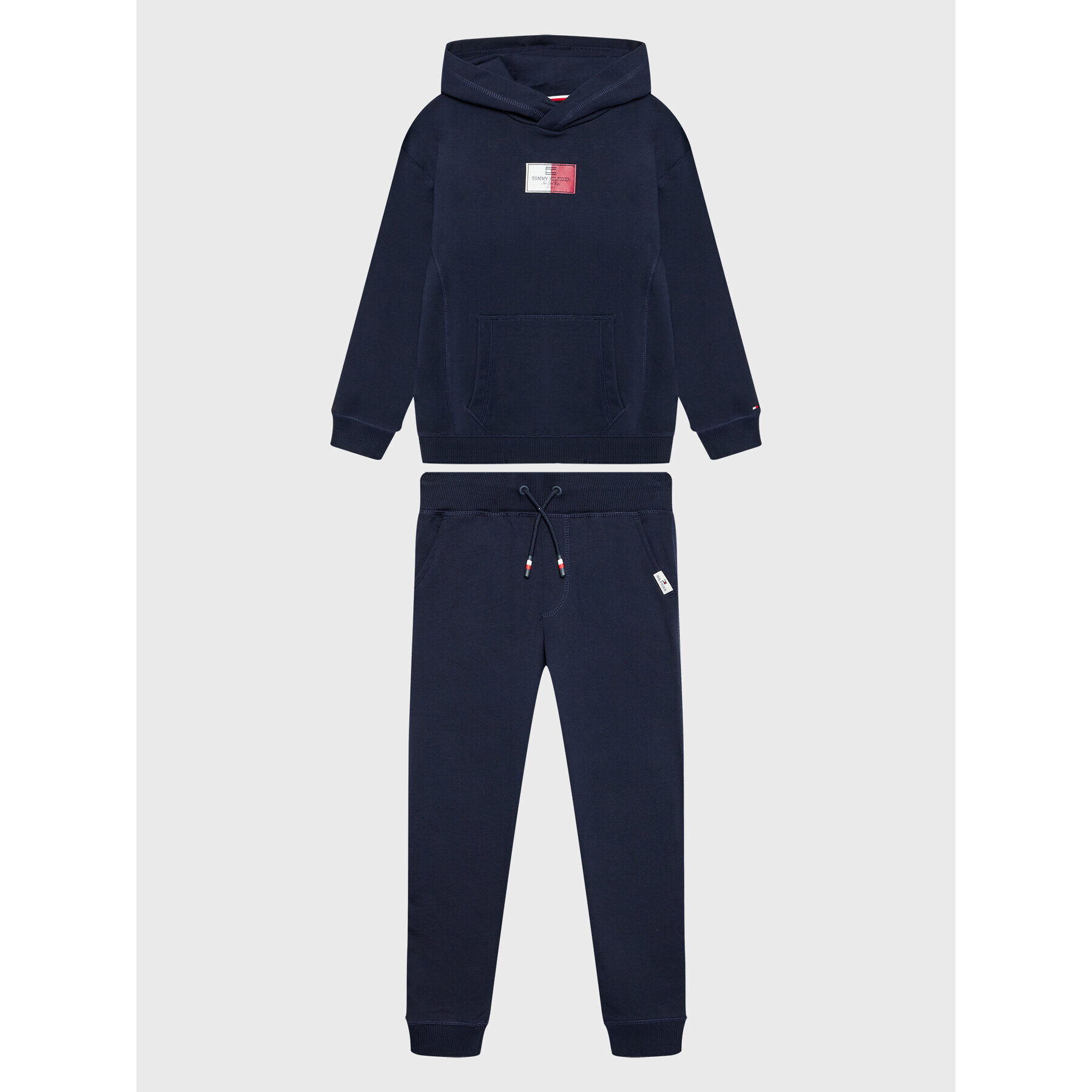 Tommy Hilfiger Tepláková souprava Flag Label KB0KB07780 M Tmavomodrá Regular Fit - Pepit.cz