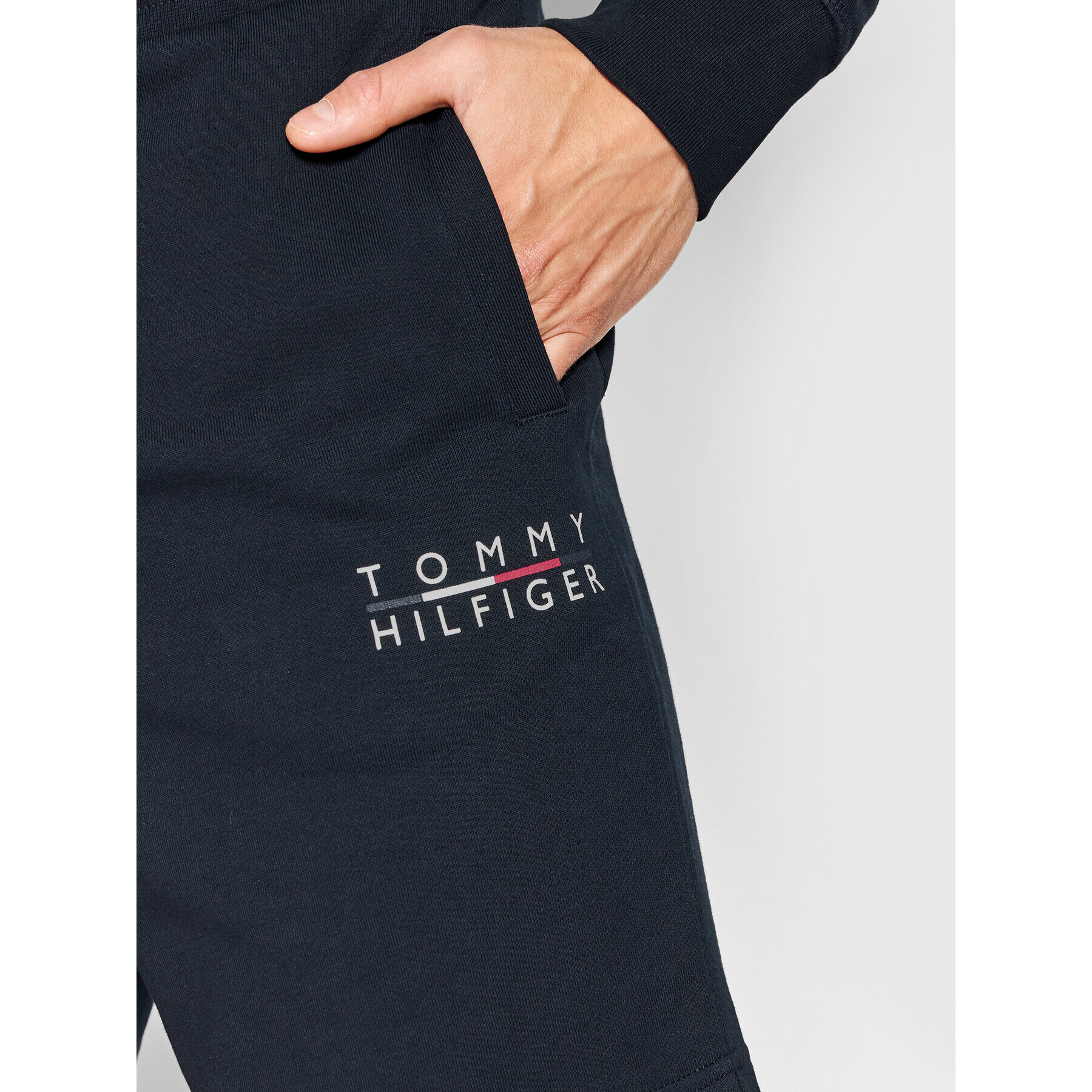 Tommy Hilfiger Tepláková souprava Square MW0MW26885 Tmavomodrá Regular Fit - Pepit.cz