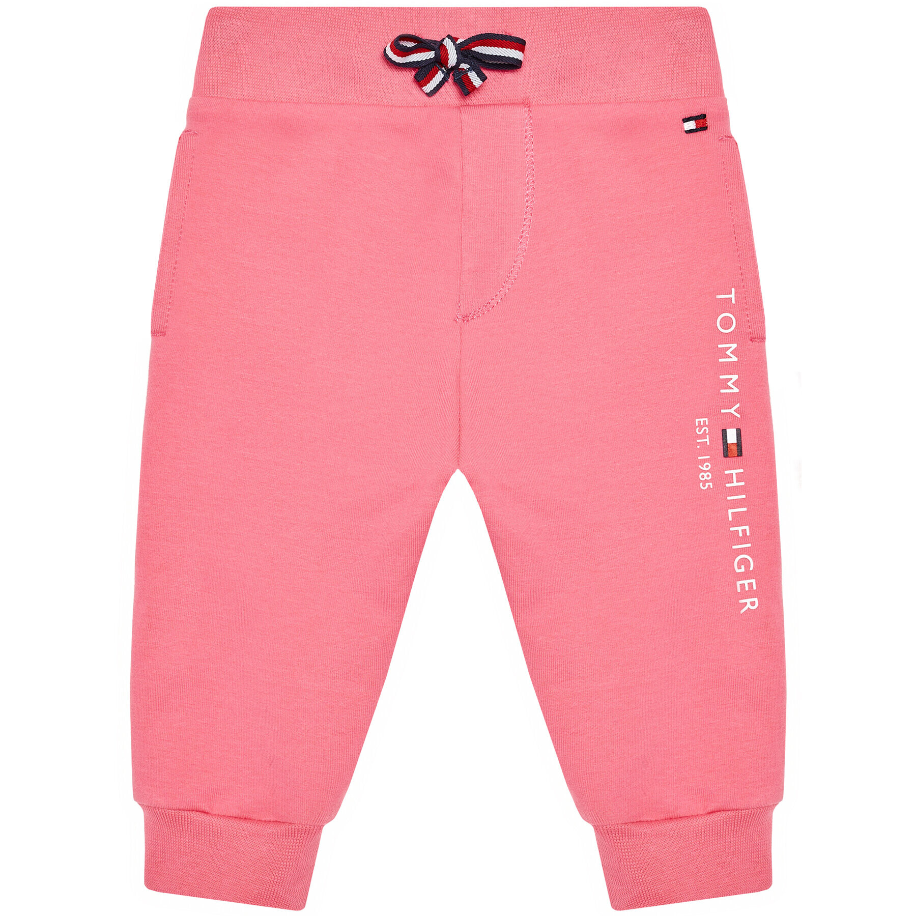 Tommy Hilfiger Teplákové kalhoty Baby Essential KN0KN01281 Růžová Regular Fit - Pepit.cz