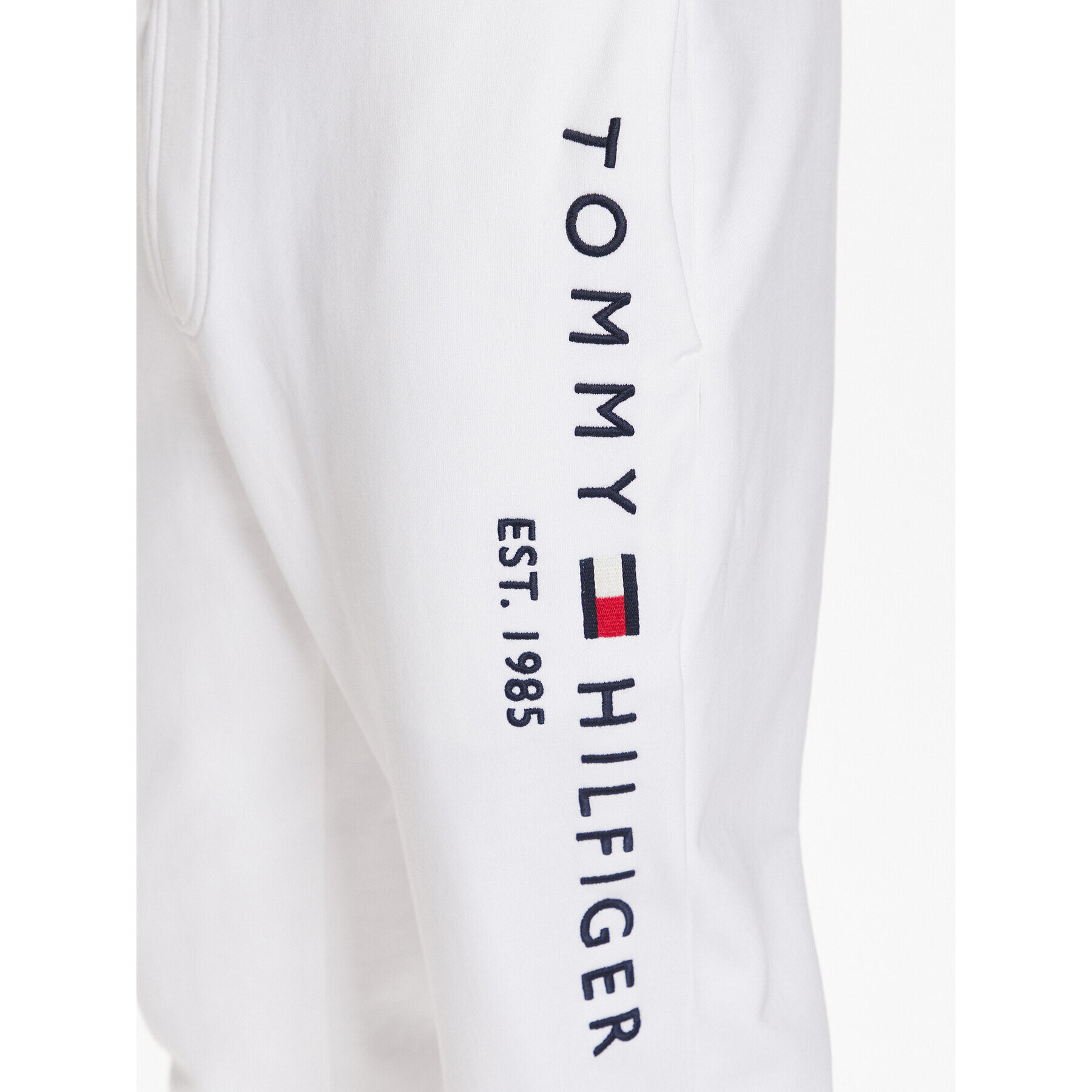 Tommy Hilfiger Teplákové kalhoty Basic Branded MW0MW08388 Bílá Regular Fit - Pepit.cz