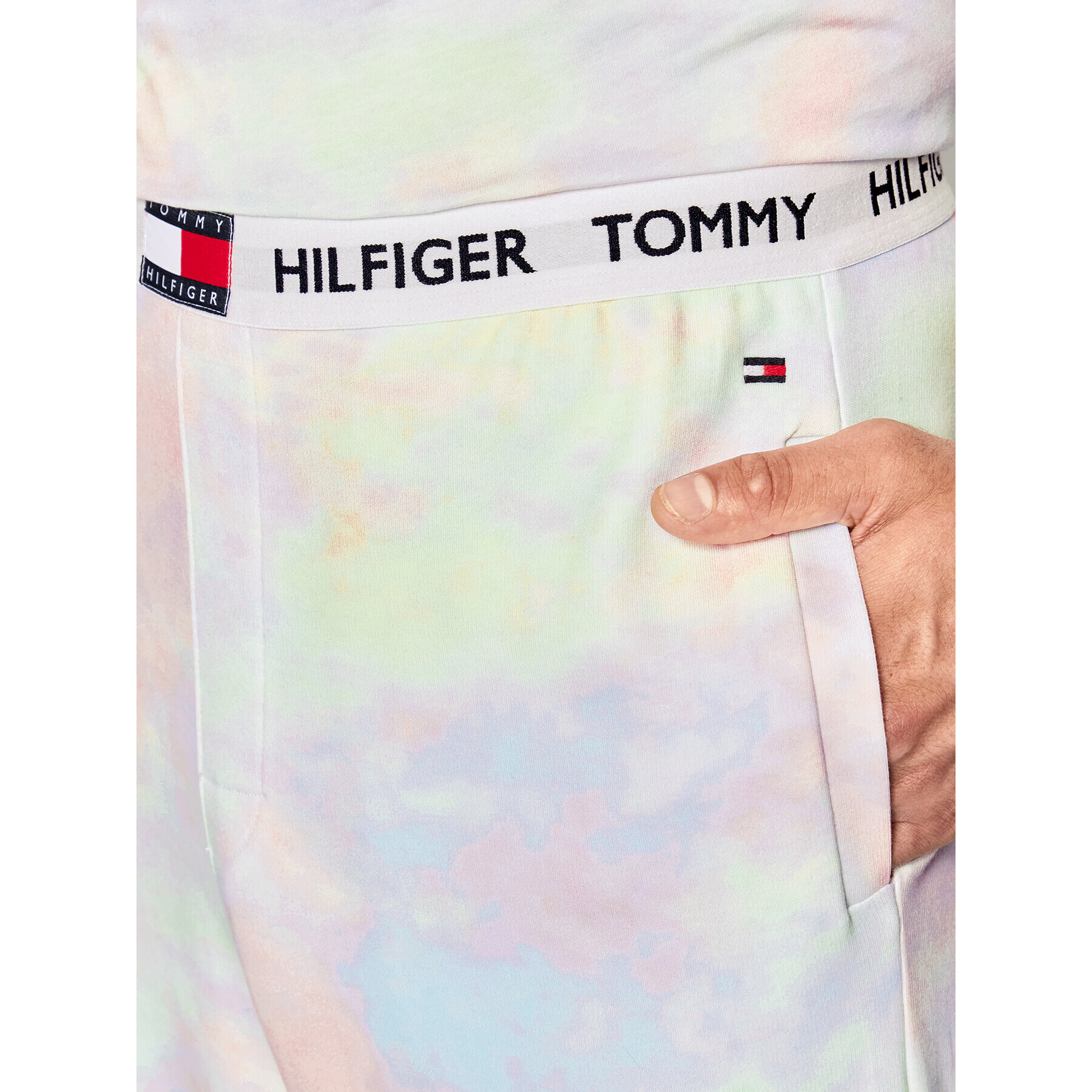 Tommy Hilfiger Teplákové kalhoty Cloud Dye UM0UM02588 Barevná Relaxed Fit - Pepit.cz