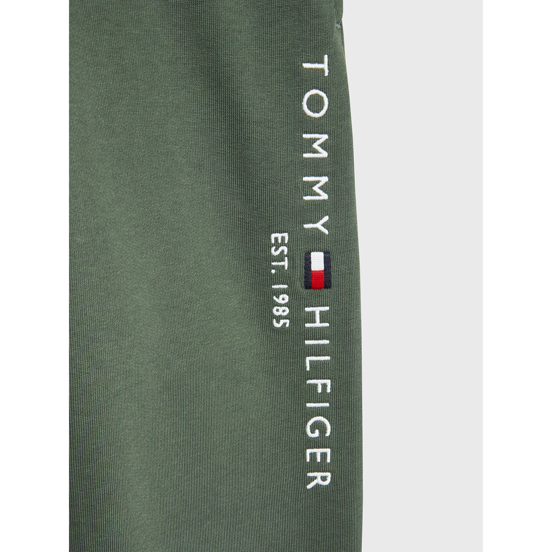 Tommy Hilfiger Teplákové kalhoty Essential KS0KS00207 M Zelená Regular Fit - Pepit.cz