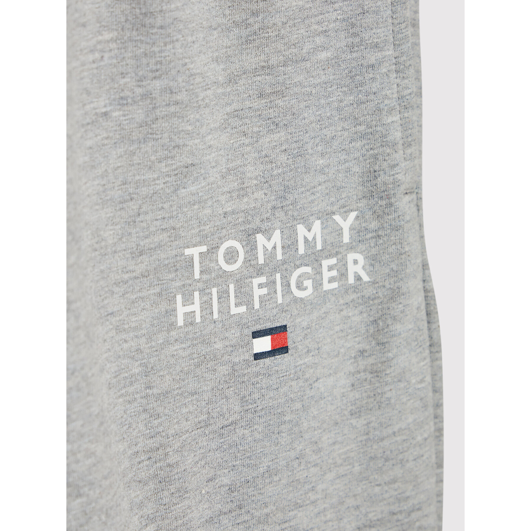 Tommy Hilfiger Teplákové kalhoty Flag KB0KB06911 M Šedá Slim Fit - Pepit.cz