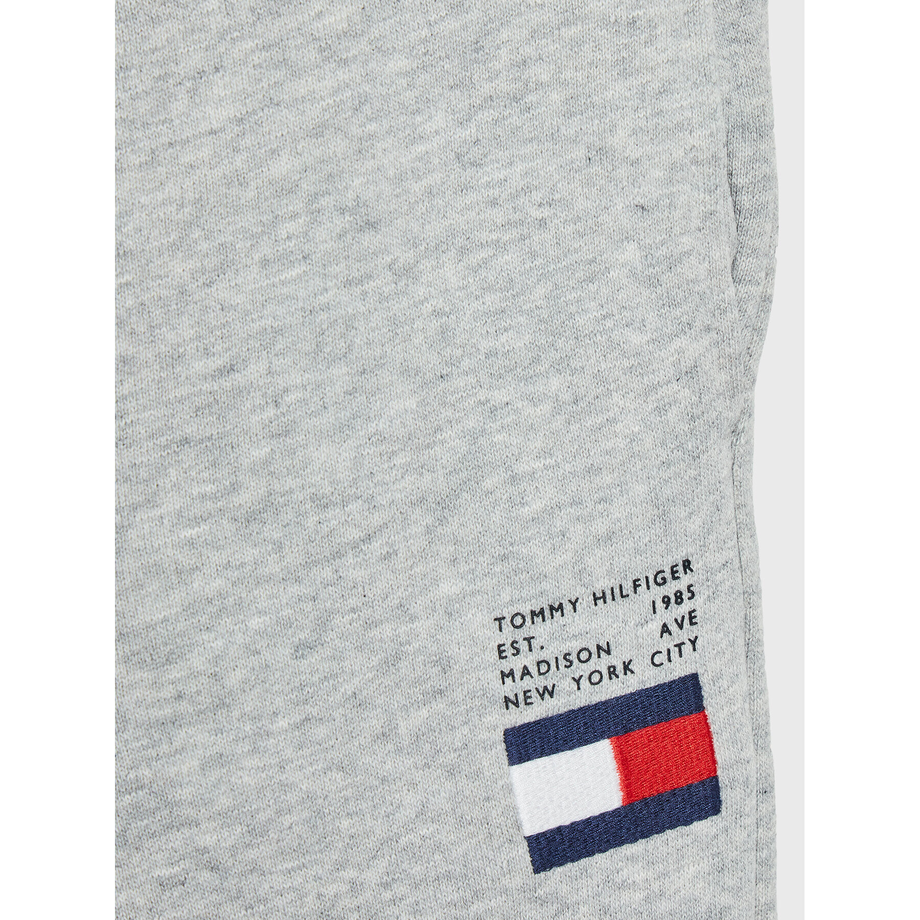 Tommy Hilfiger Teplákové kalhoty Flag KB0KB07978 D Šedá Regular Fit - Pepit.cz