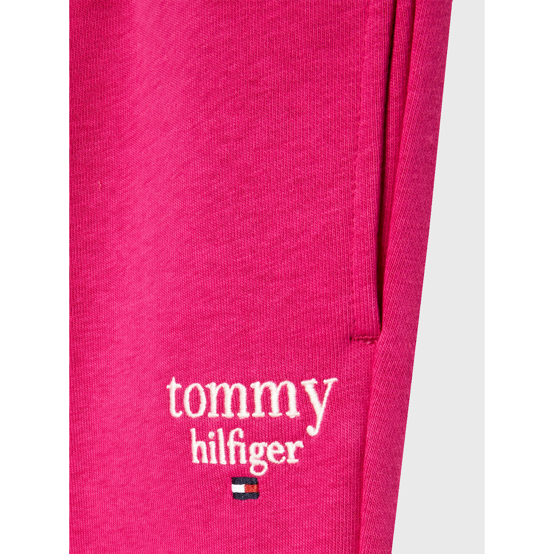 Tommy Hilfiger Teplákové kalhoty Graphic KG0KG06866 M Růžová Tapered Fit - Pepit.cz