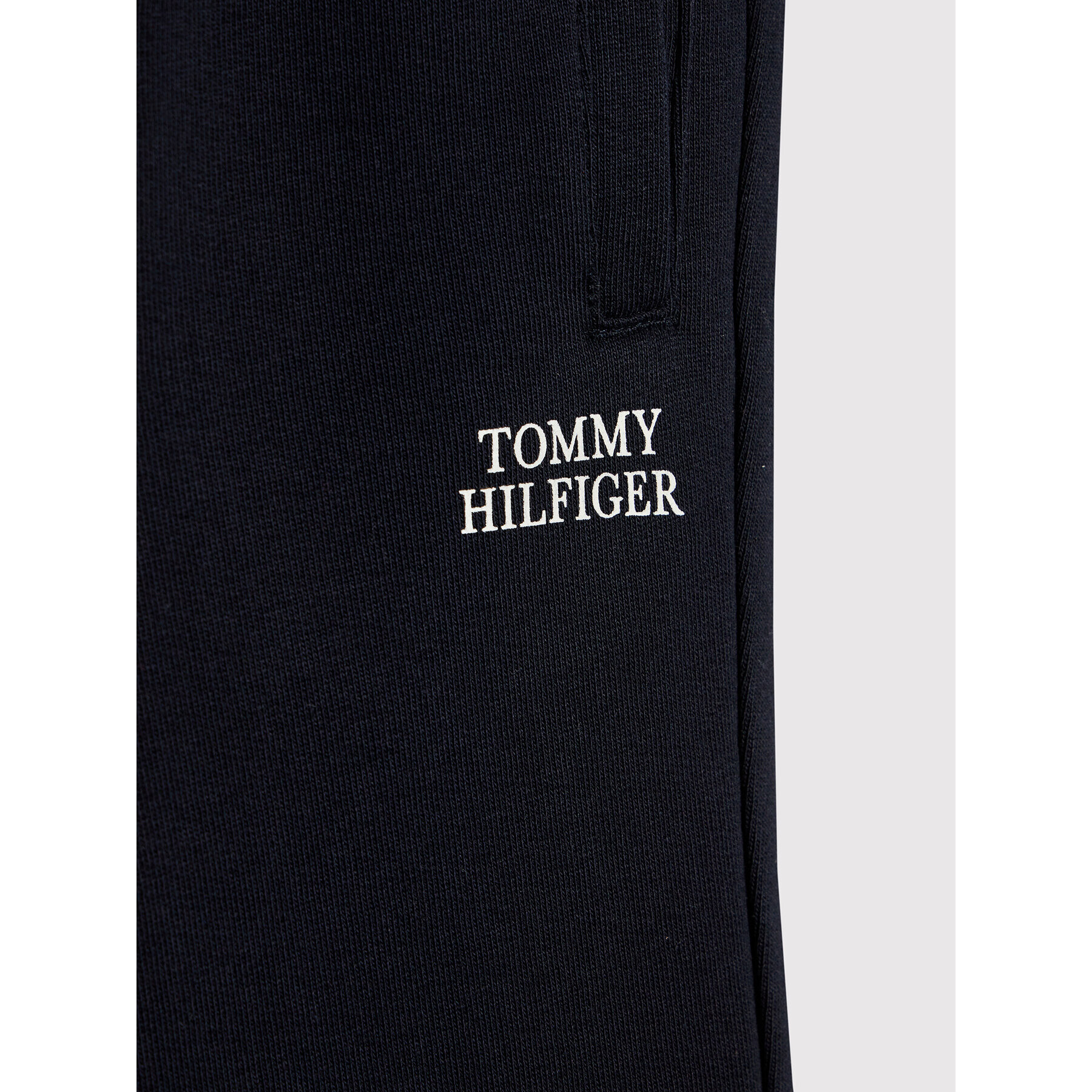 Tommy Hilfiger Teplákové kalhoty Logo KB0KB07056 M Tmavomodrá Regular Fit - Pepit.cz