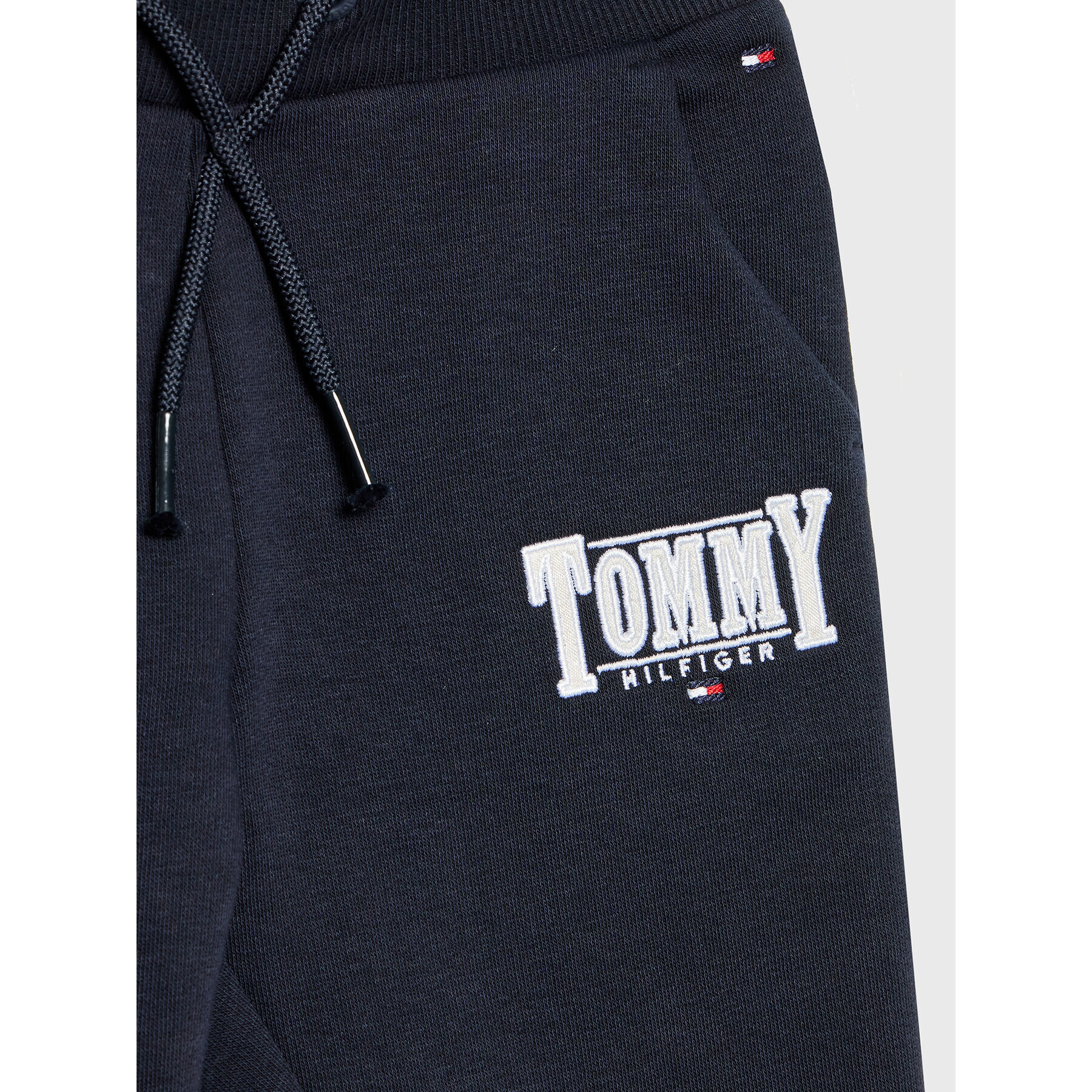 Tommy Hilfiger Teplákové kalhoty Logo KG0KG06869 Tmavomodrá Regular Fit - Pepit.cz