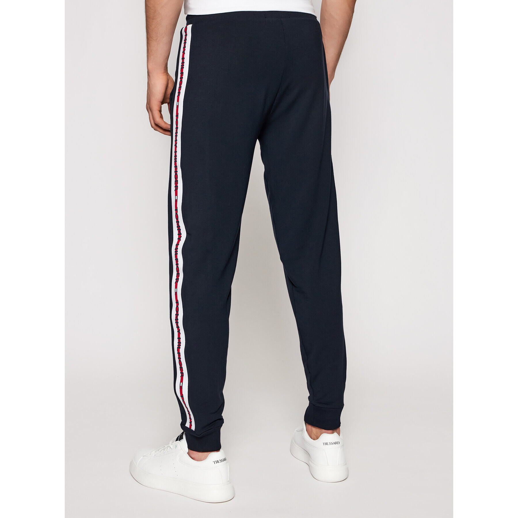 Tommy Hilfiger Teplákové kalhoty Repeat Logo UM0UM01918 Tmavomodrá Regular Fit - Pepit.cz