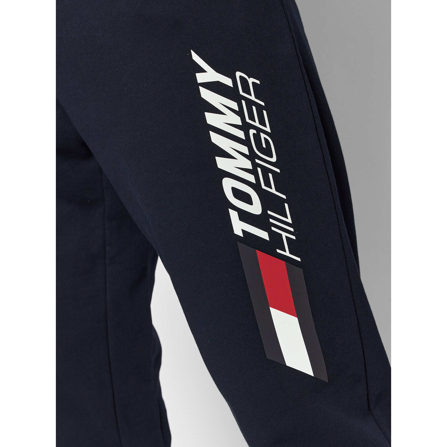 Tommy Hilfiger Teplákové kalhoty Seasonal Graphic MW0MW21264 Tmavomodrá Regular Fit - Pepit.cz