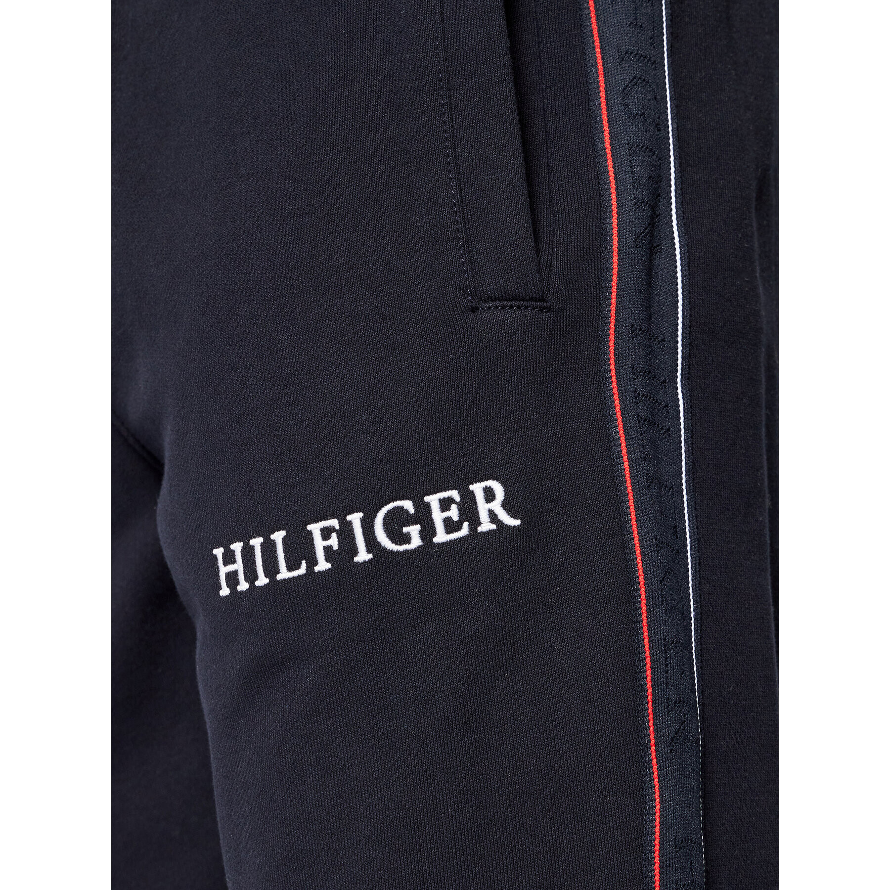 Tommy Hilfiger Teplákové kalhoty Taped MW0MW18722 Tmavomodrá Regular Fit - Pepit.cz