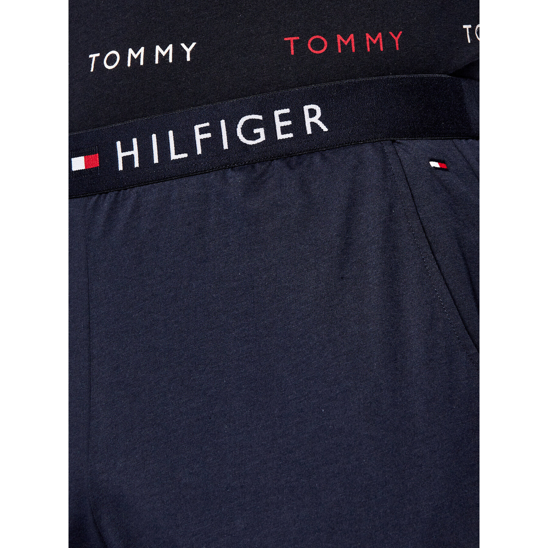 Tommy Hilfiger Teplákové kalhoty UM0UM01186 Tmavomodrá Regular Fit - Pepit.cz