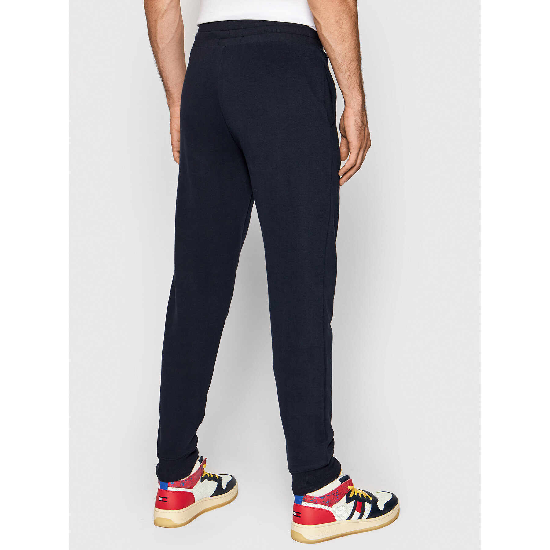 Tommy Hilfiger Teplákové kalhoty UM0UM02360 Tmavomodrá Slim Fit - Pepit.cz